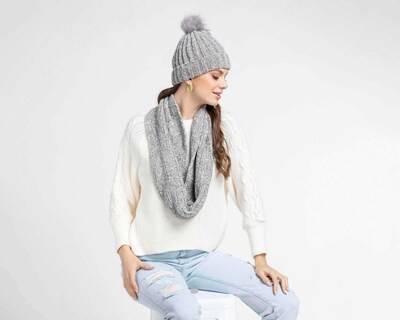 Foto 6 | Gorro y Bufanda Refill para Mujer