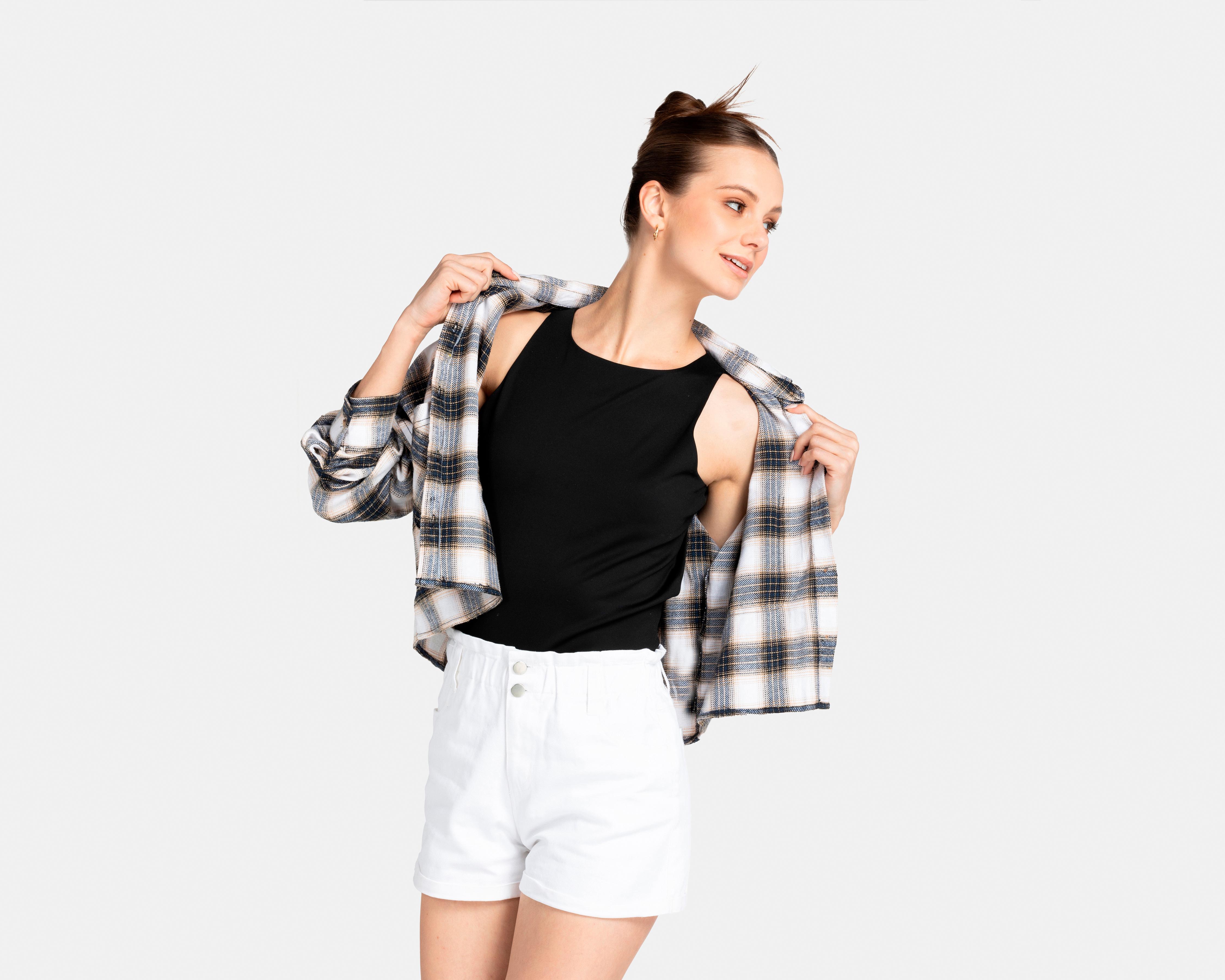 Blusa negra online coppel