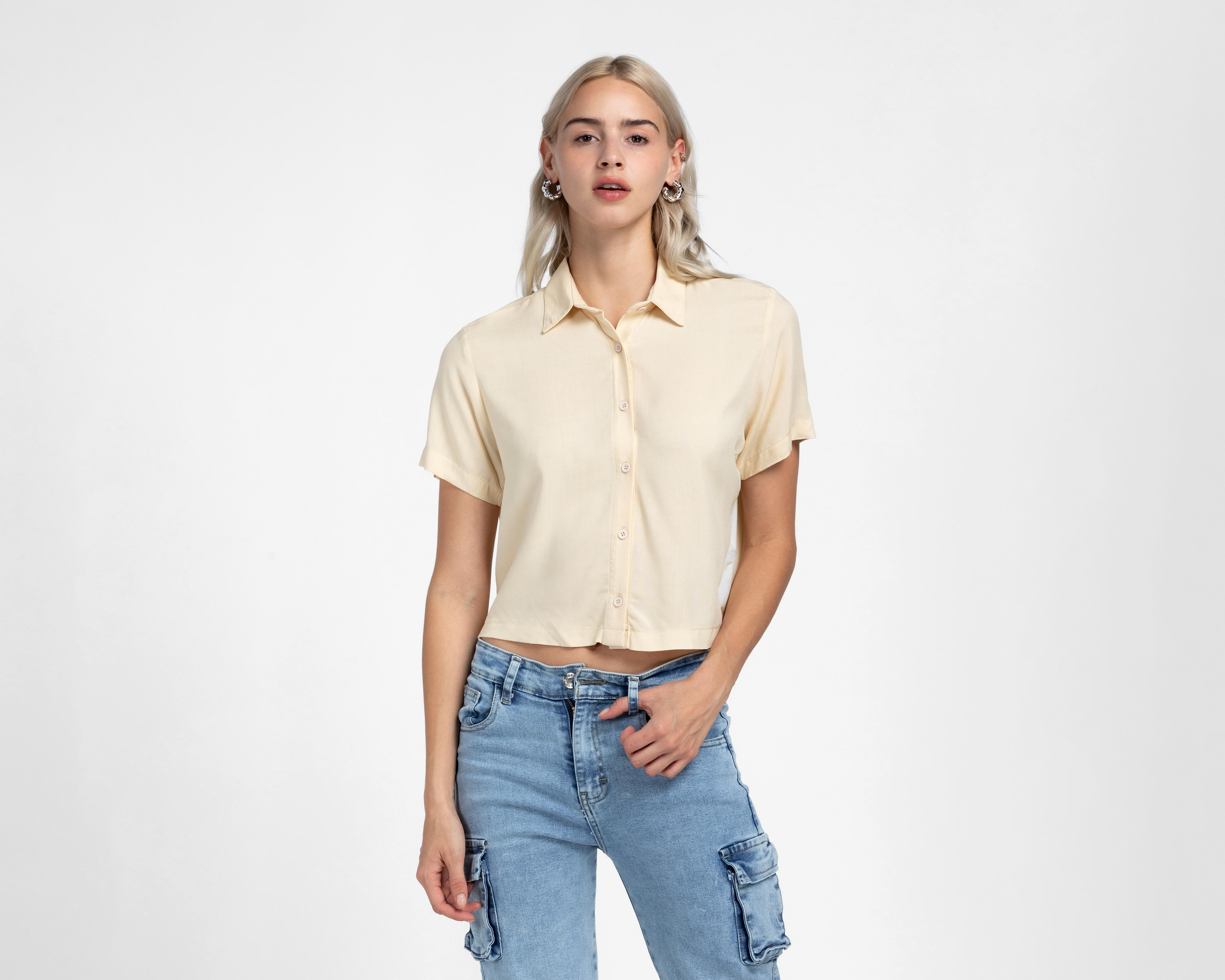 Blusa Beige Refill para Mujer
