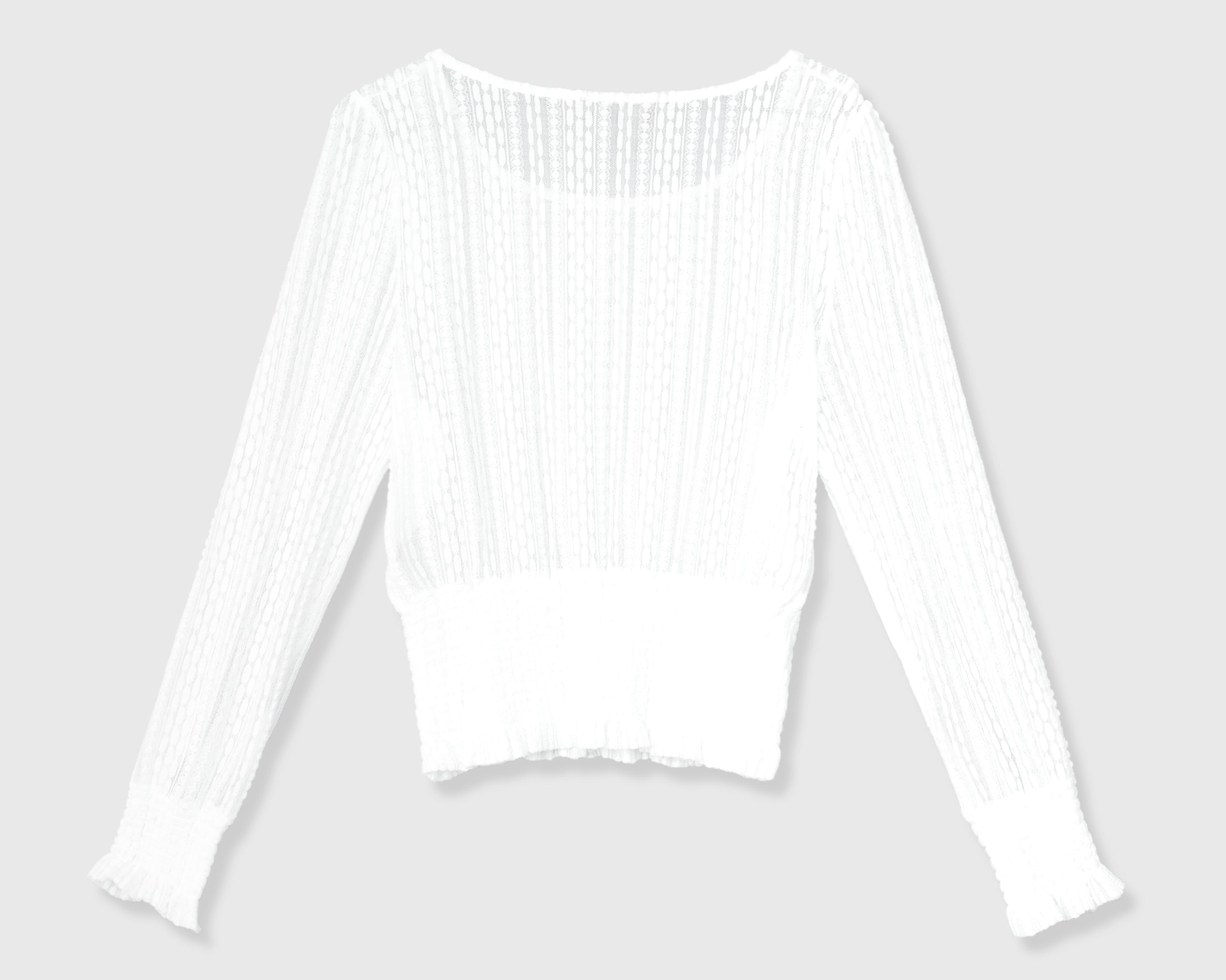 Foto 3 pulgar | Blusa Sahara Manga Larga para Mujer