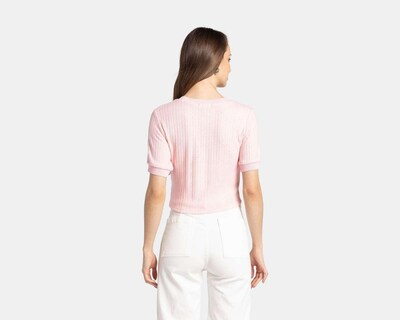 Foto 3 | Playera 18 Forever Rosa Manga Corta