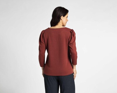 Foto 3 | Blusa Sahara Manga 3/4 con Zurcido