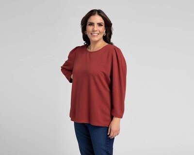 Foto 5 | Blusa Sahara Manga 3/4 con Zurcido