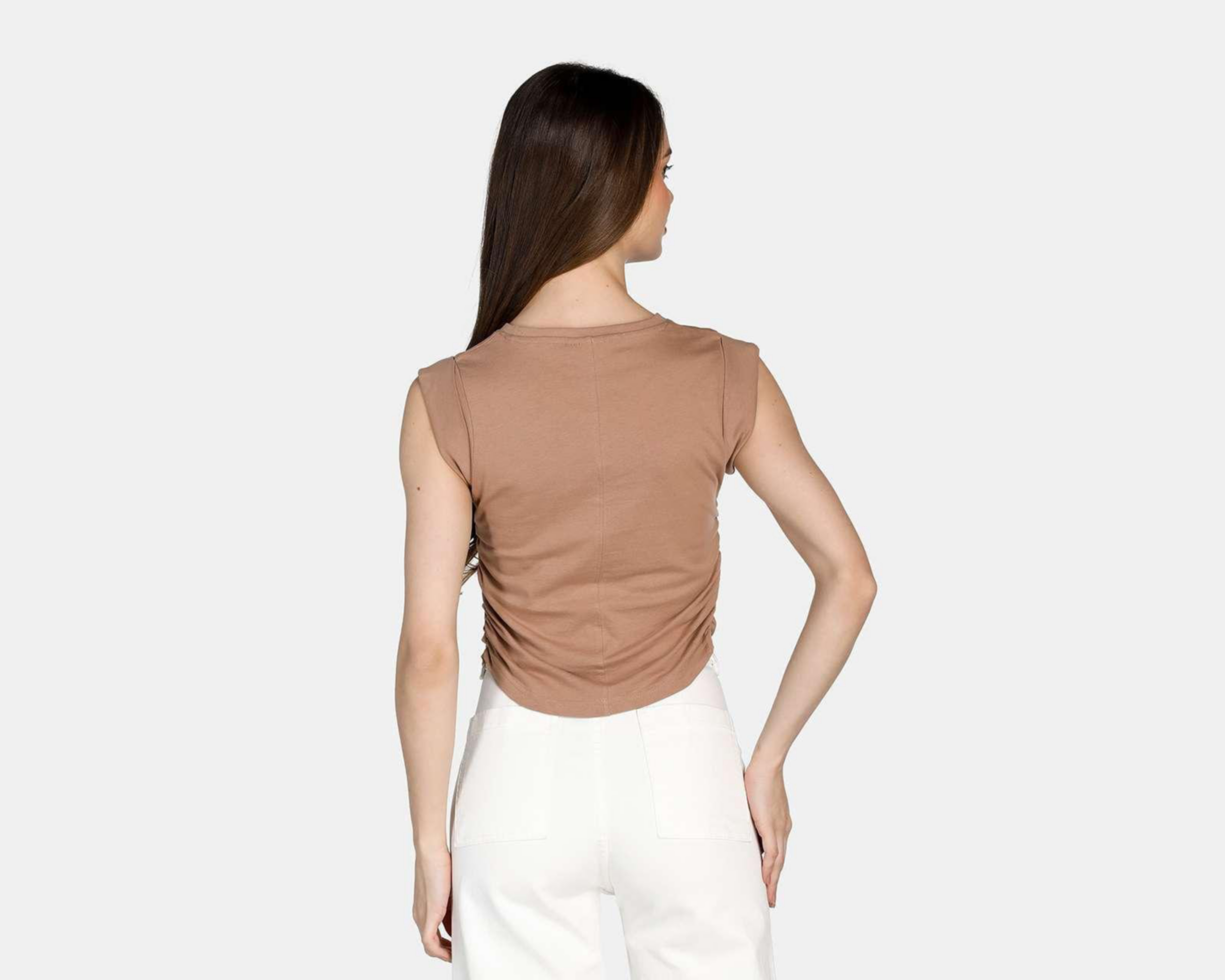 Foto 4 pulgar | Playera Thinner sin Mangas con Tiras Ajustables