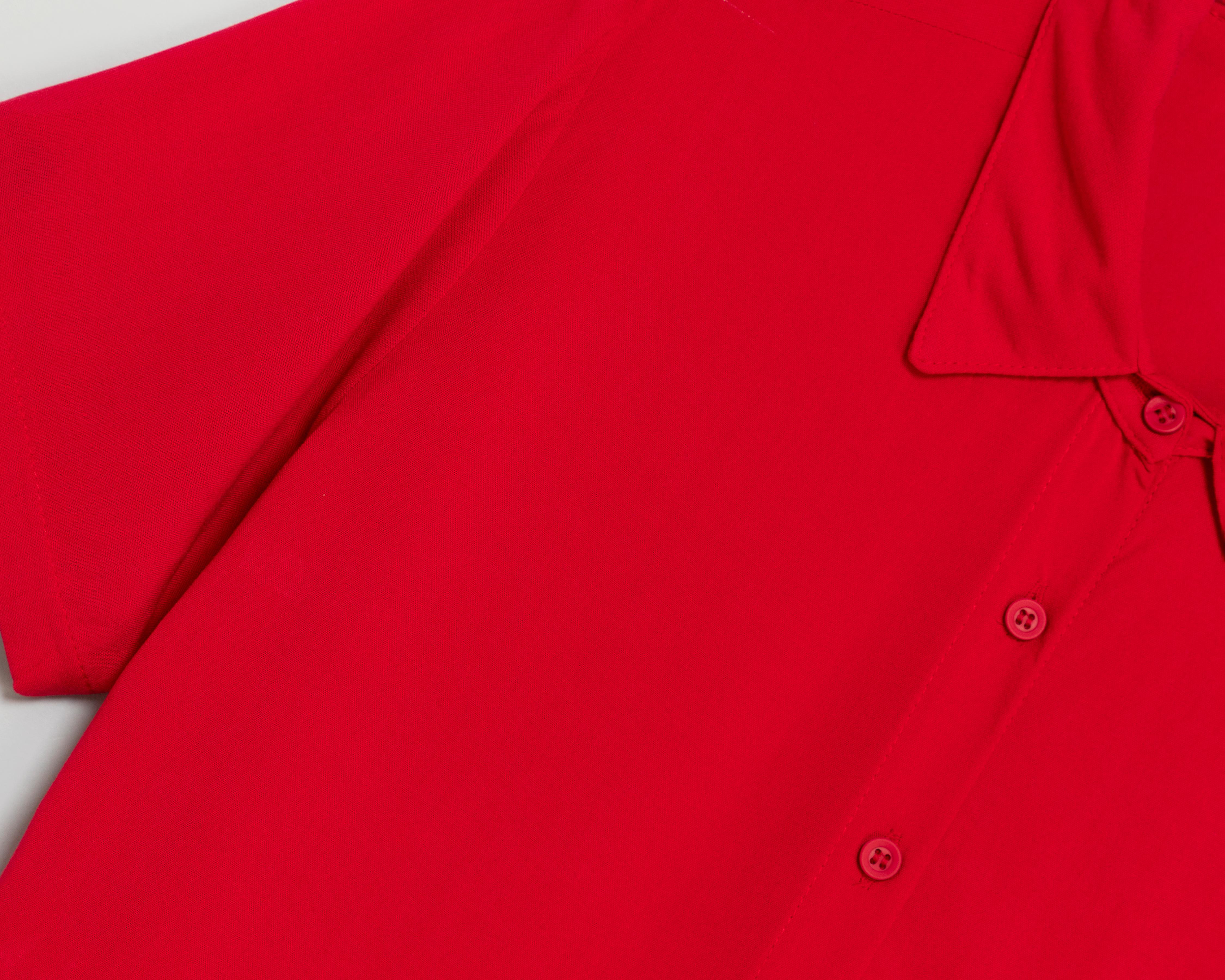 Foto 4 pulgar | Blusa Roja Refill para Mujer
