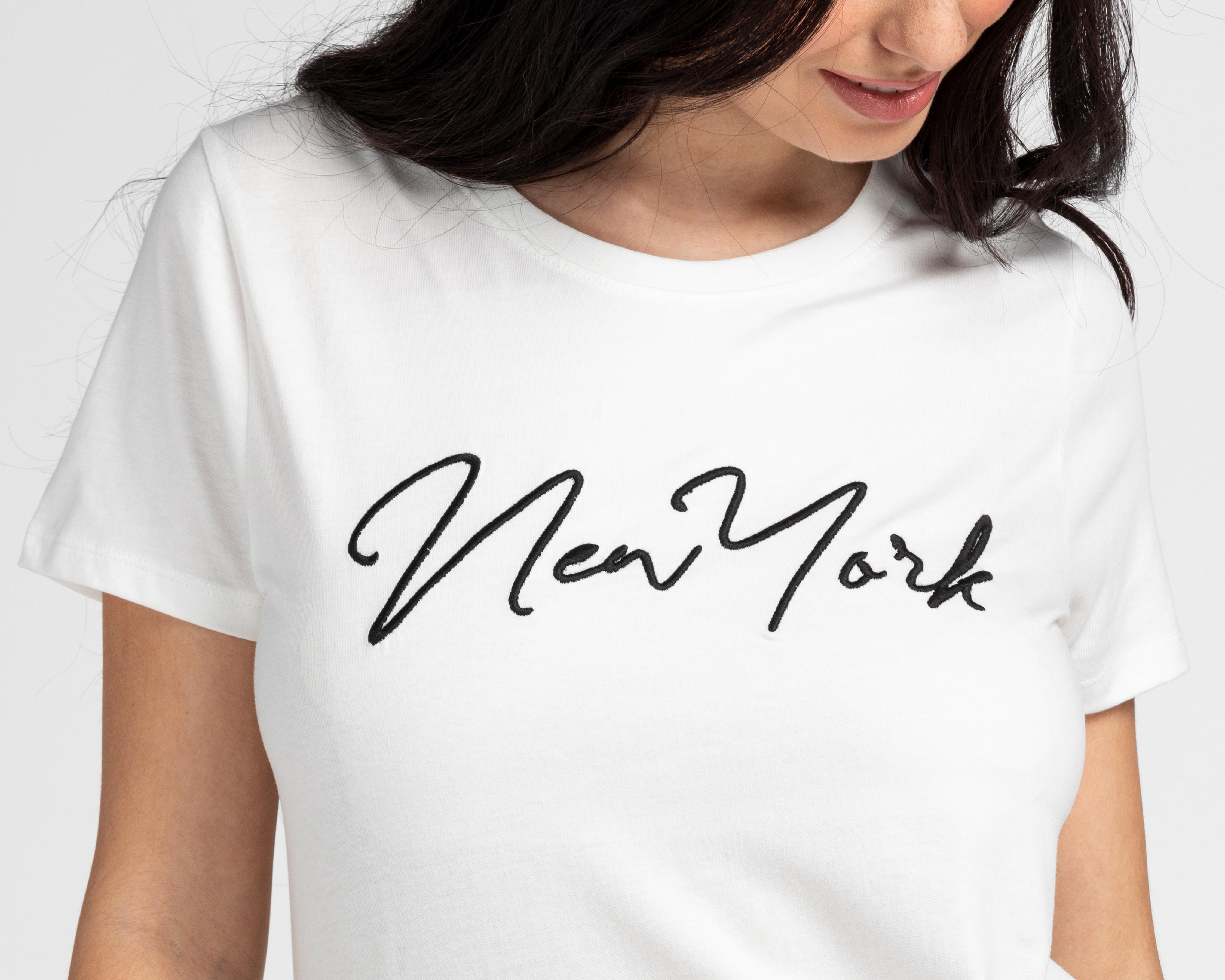 Foto 5 pulgar | Playera Refill Cuello Redondo para Mujer