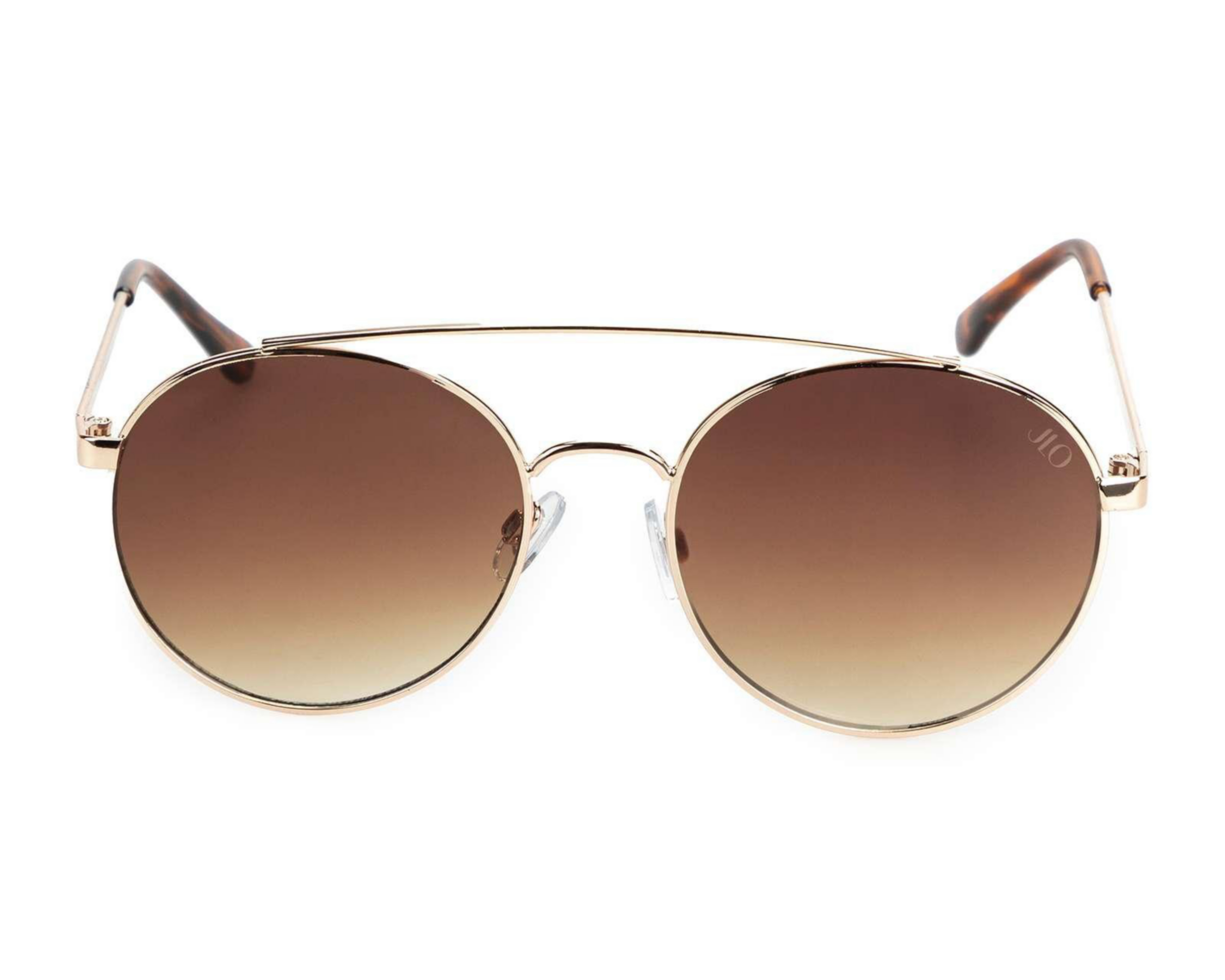 Foto 3 pulgar | Lentes de Sol Jennifer Lopez Redondos Dorados