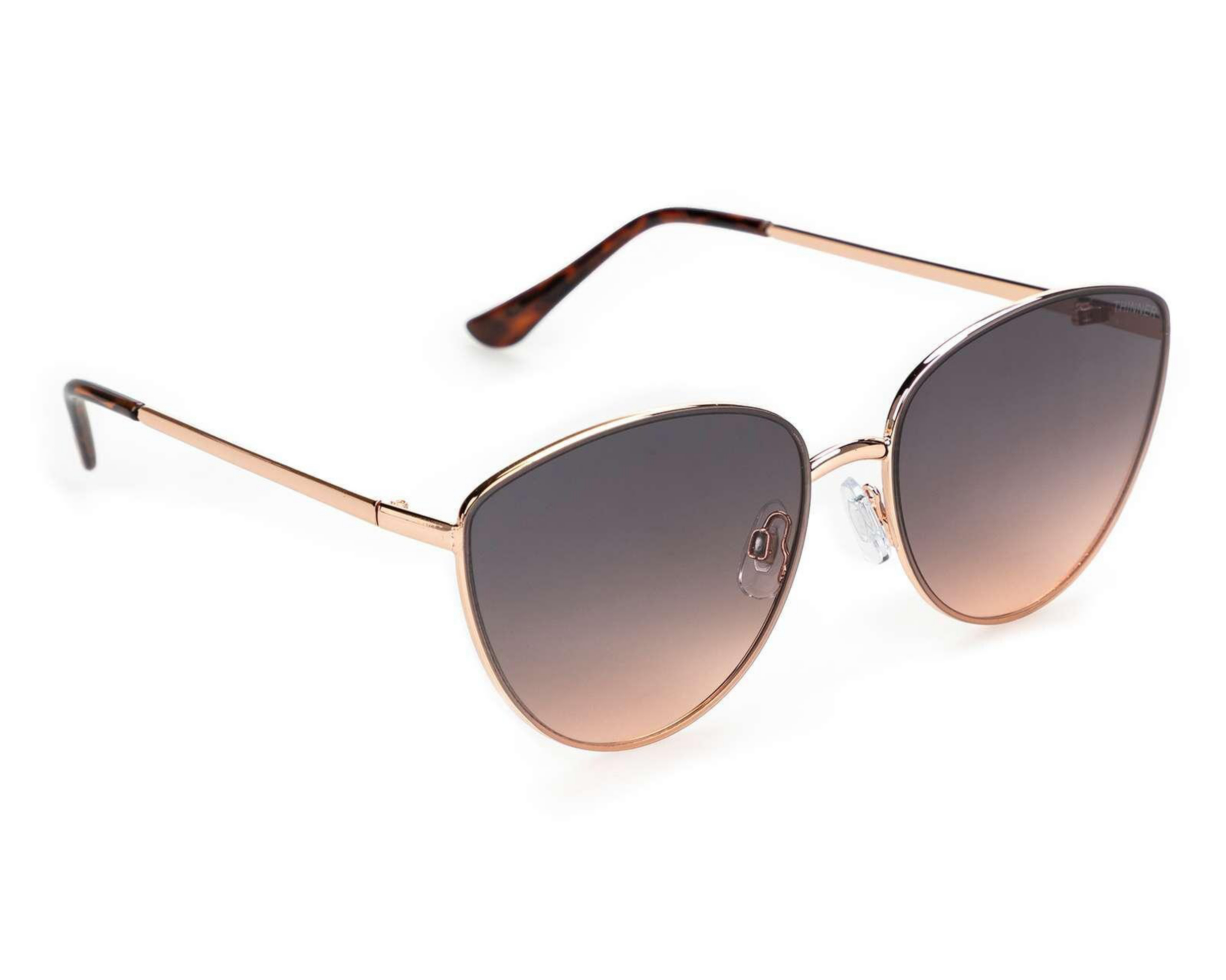 Foto 2 pulgar | Lentes de Sol Thinner Cat Eye Rose Gold