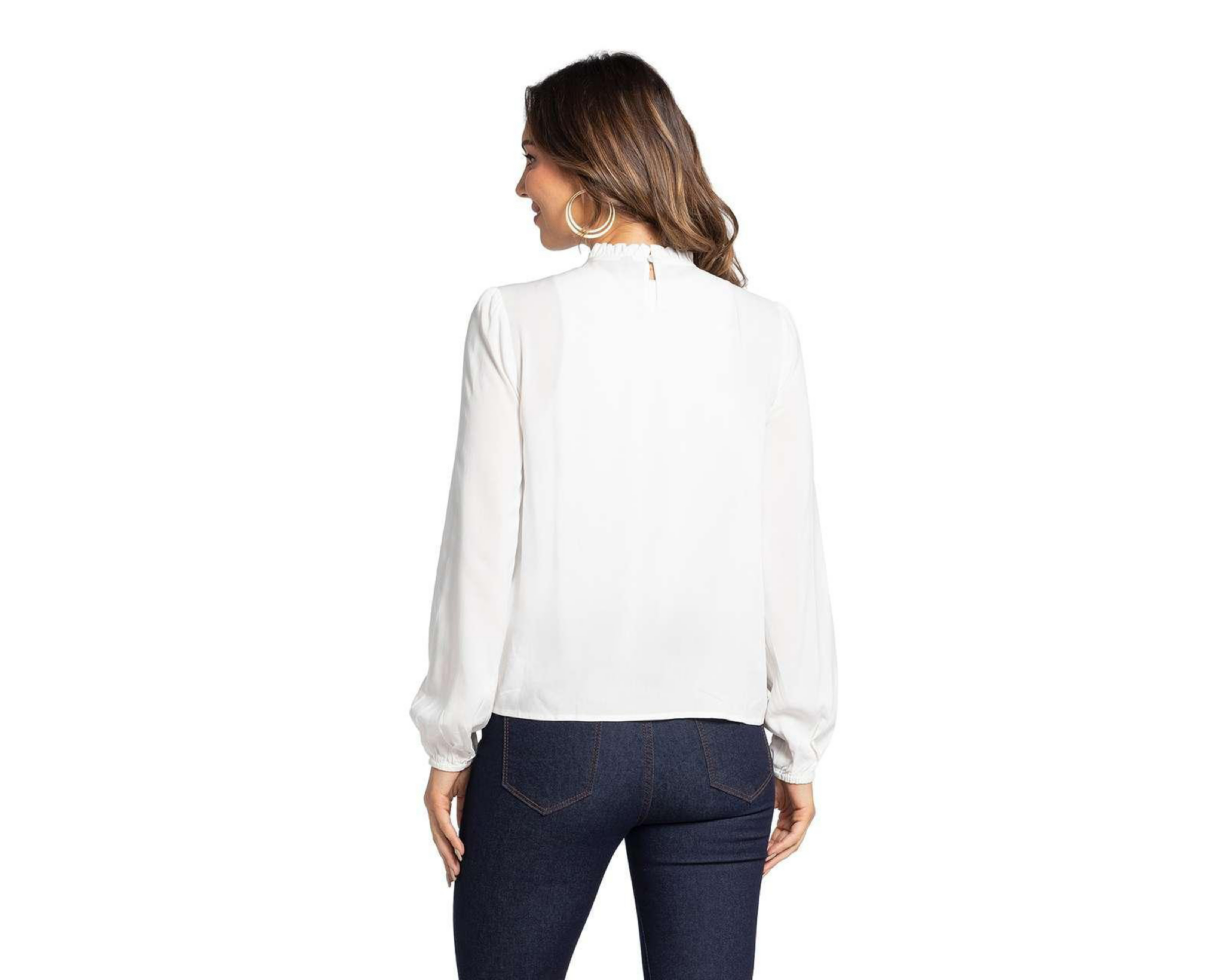 Foto 4 pulgar | Blusa Sahara Manga Larga