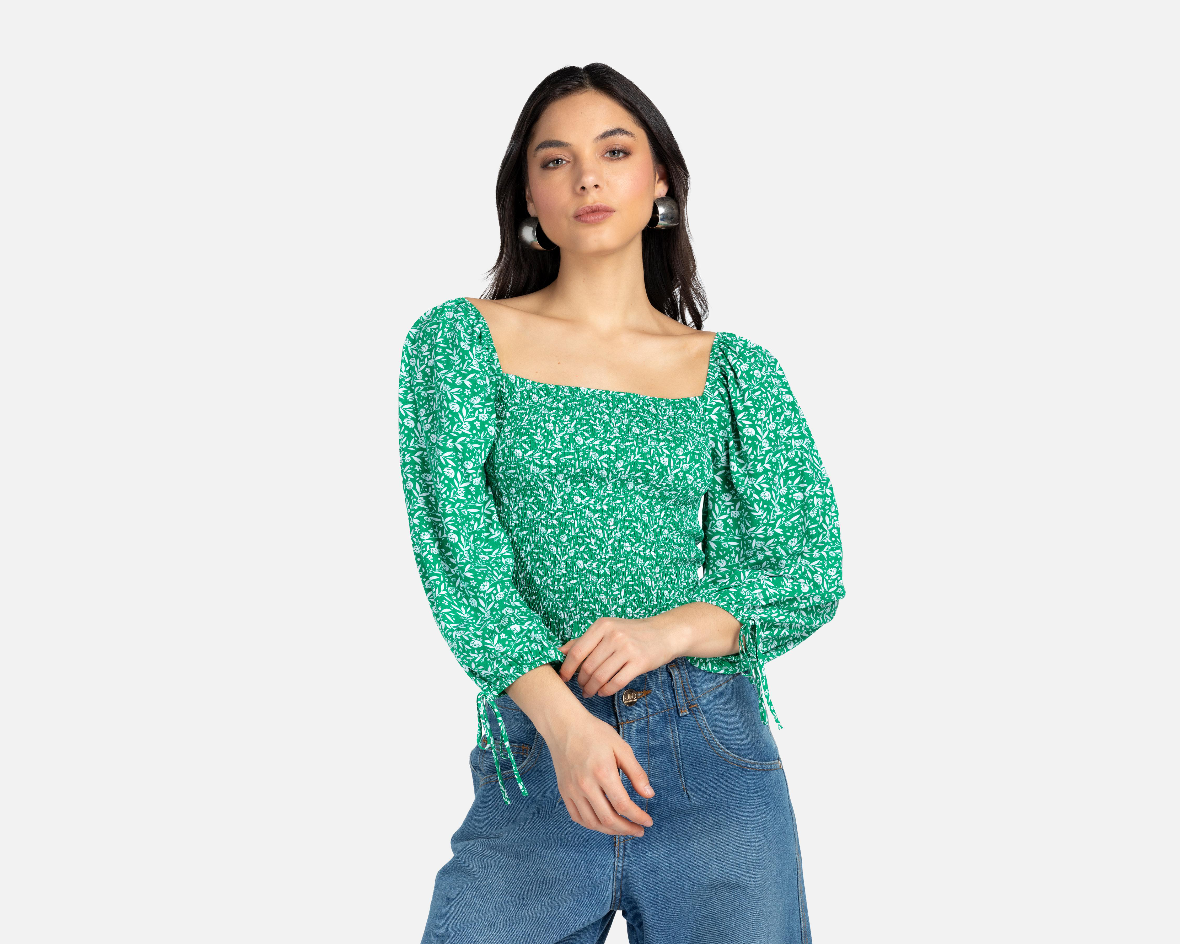 Foto 1 | Blusa 18 Forever Zurcida para Mujer