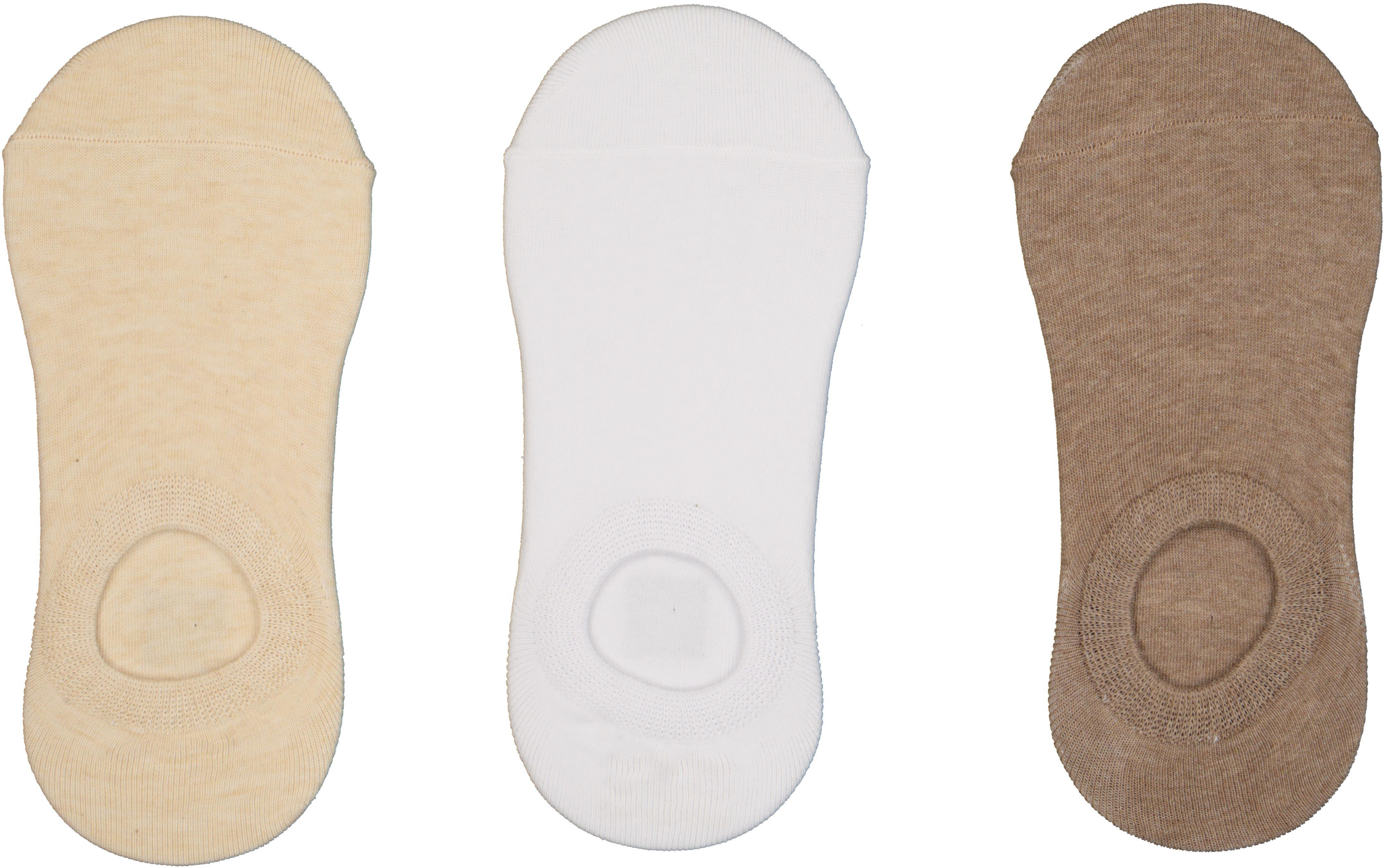 Foto 1 | Calcetas Invisibles Lovest para Mujer 3 Pares