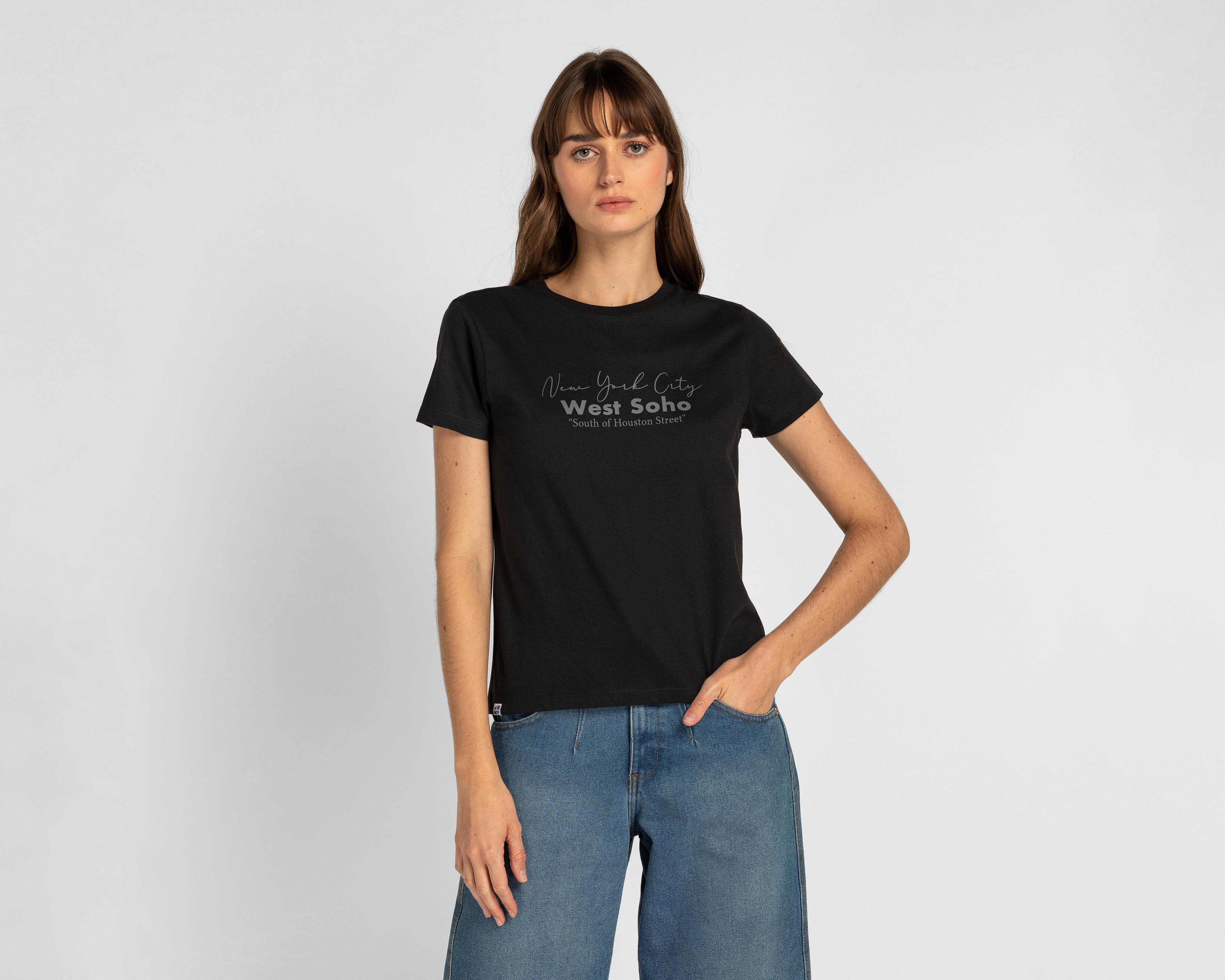 Playera Refill Estampada para Mujer