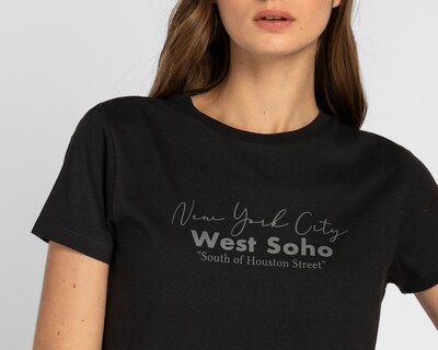 Foto 4 | Playera Refill Estampada para Mujer