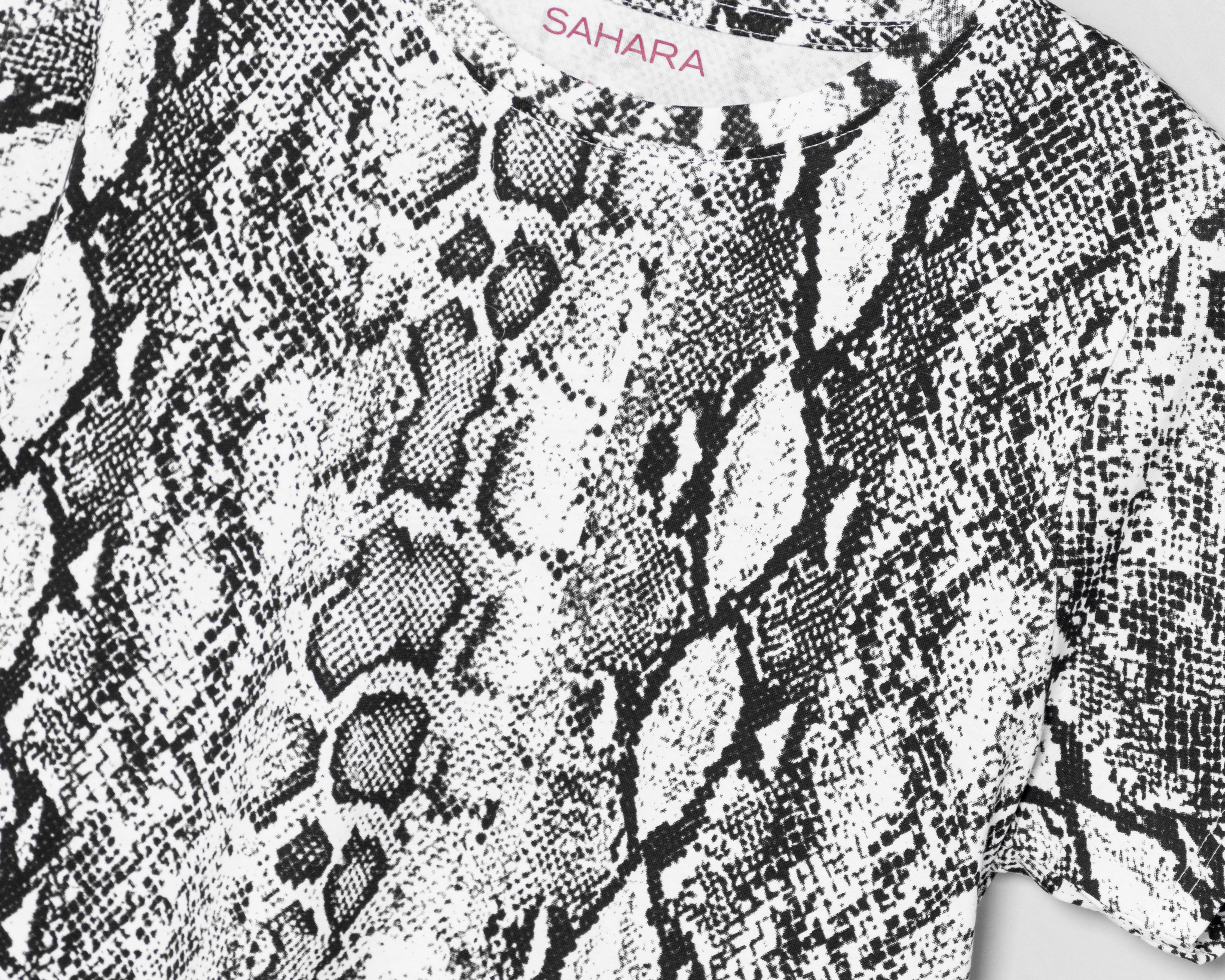 Foto 4 pulgar | Blusa Sahara Animal Print para Mujer