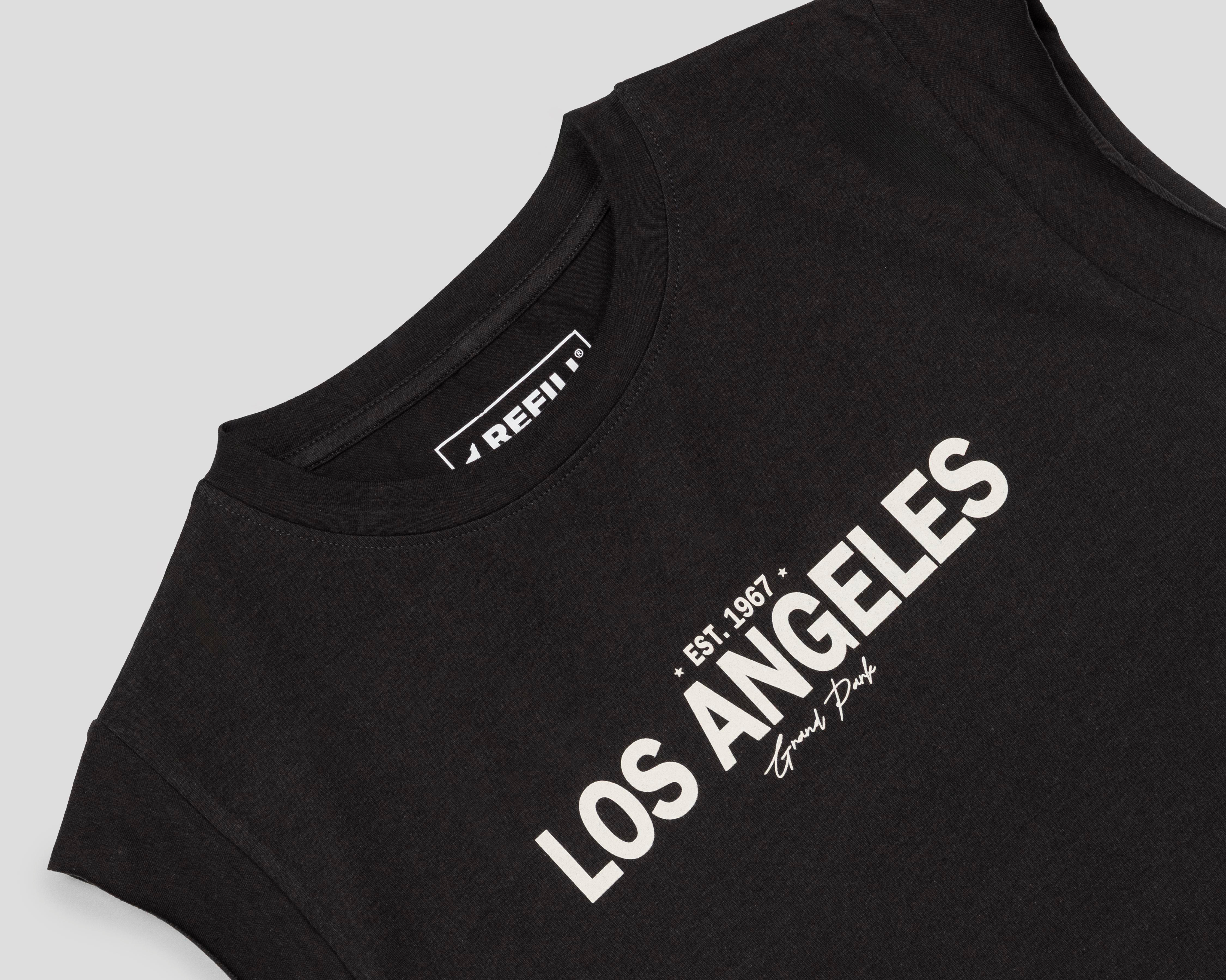 Foto 4 pulgar | Crop Top Negro Refill para Mujer