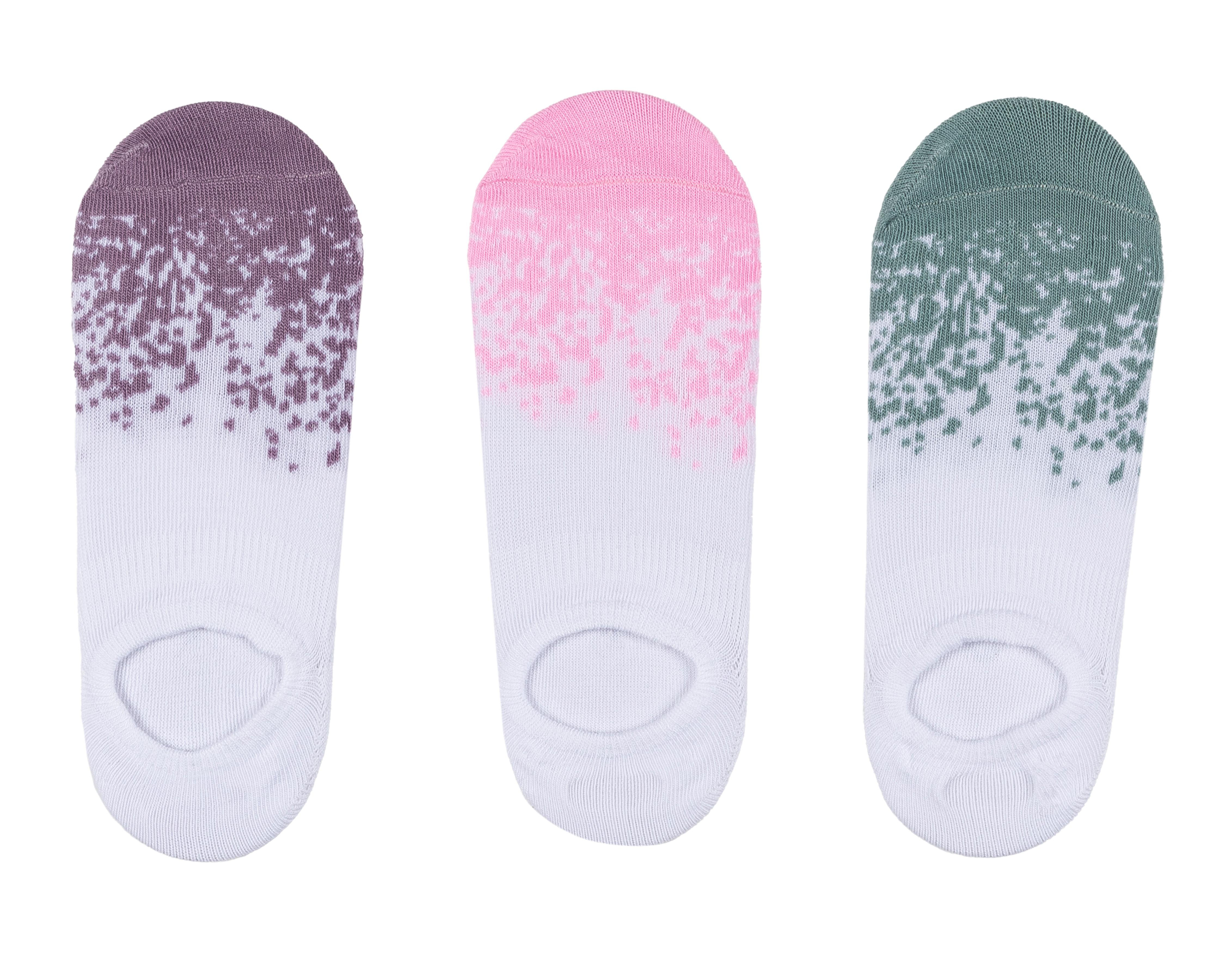 Foto 1 | Calcetas Invisibles Lovest para Mujer 3 Pares