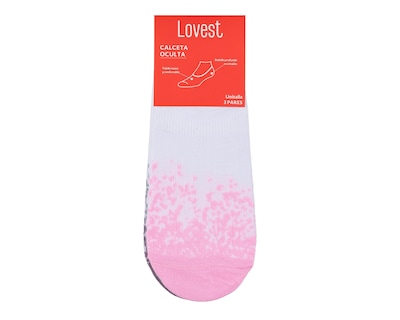 Foto 3 | Calcetas Invisibles Lovest para Mujer 3 Pares
