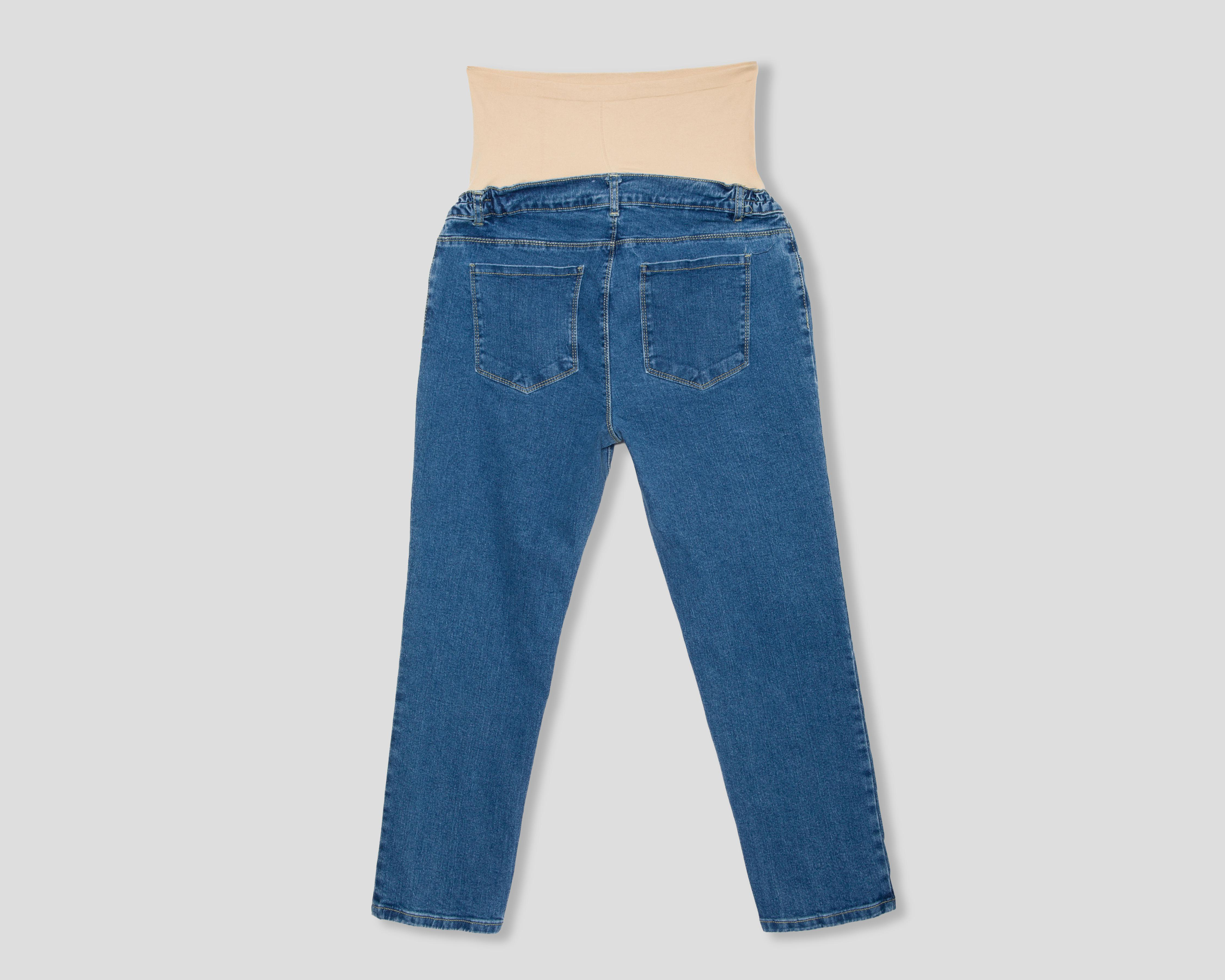 Foto 2 | Pantalón de Maternidad Azul Mamá Bella