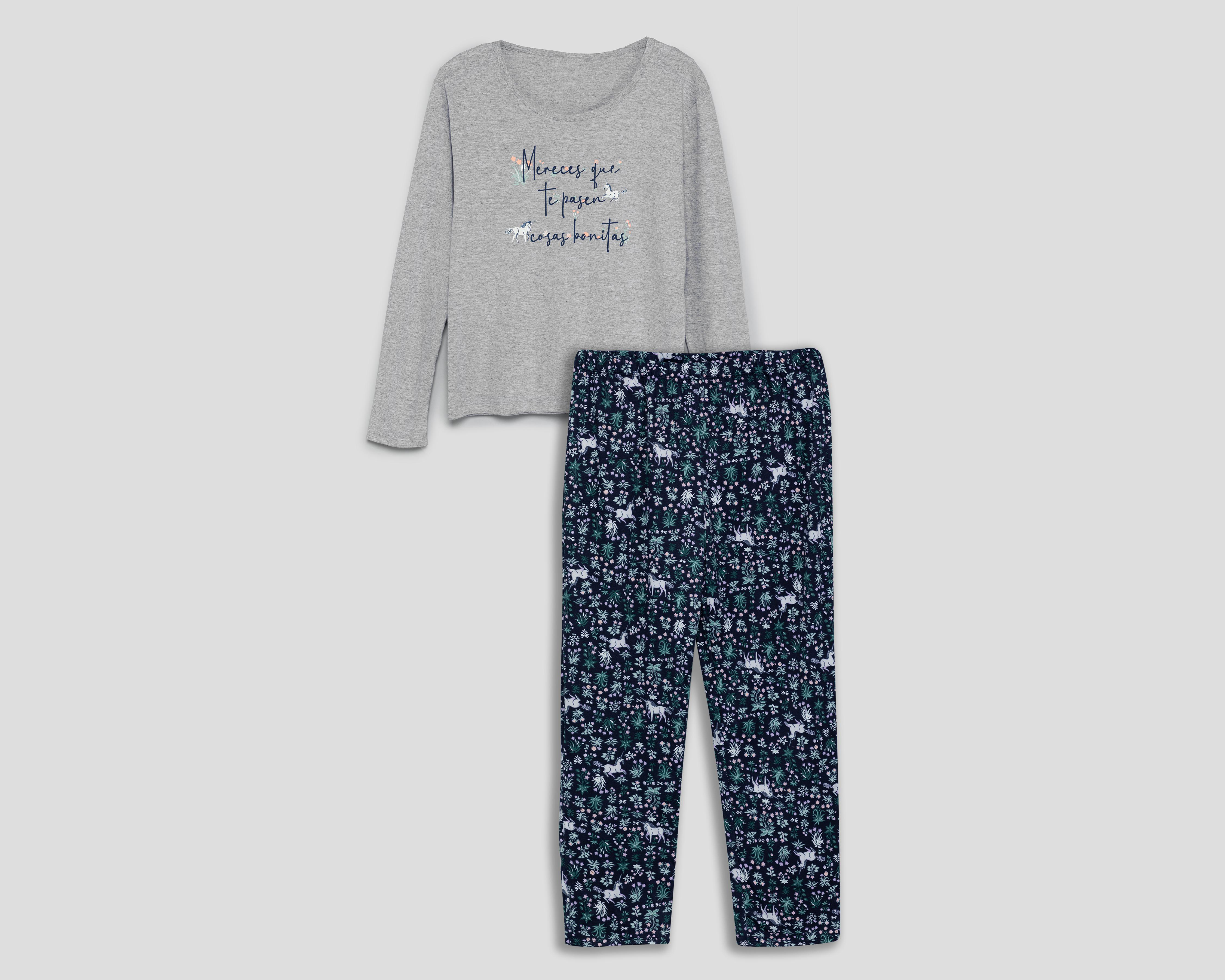 Pijama Tops & Bottoms para Mujer 2 Piezas $199