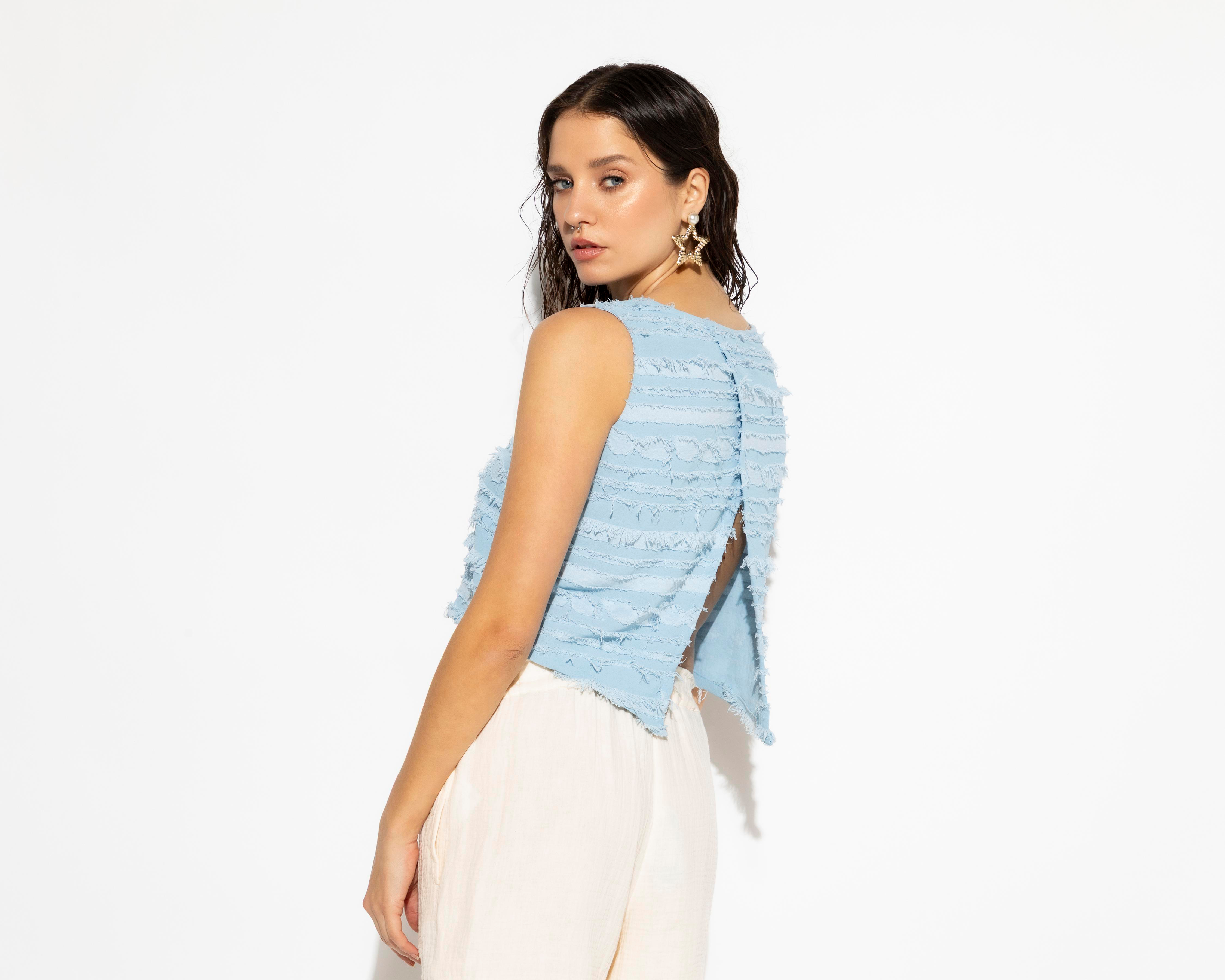 Foto 4 pulgar | Blusa sin Mangas Strona para Mujer