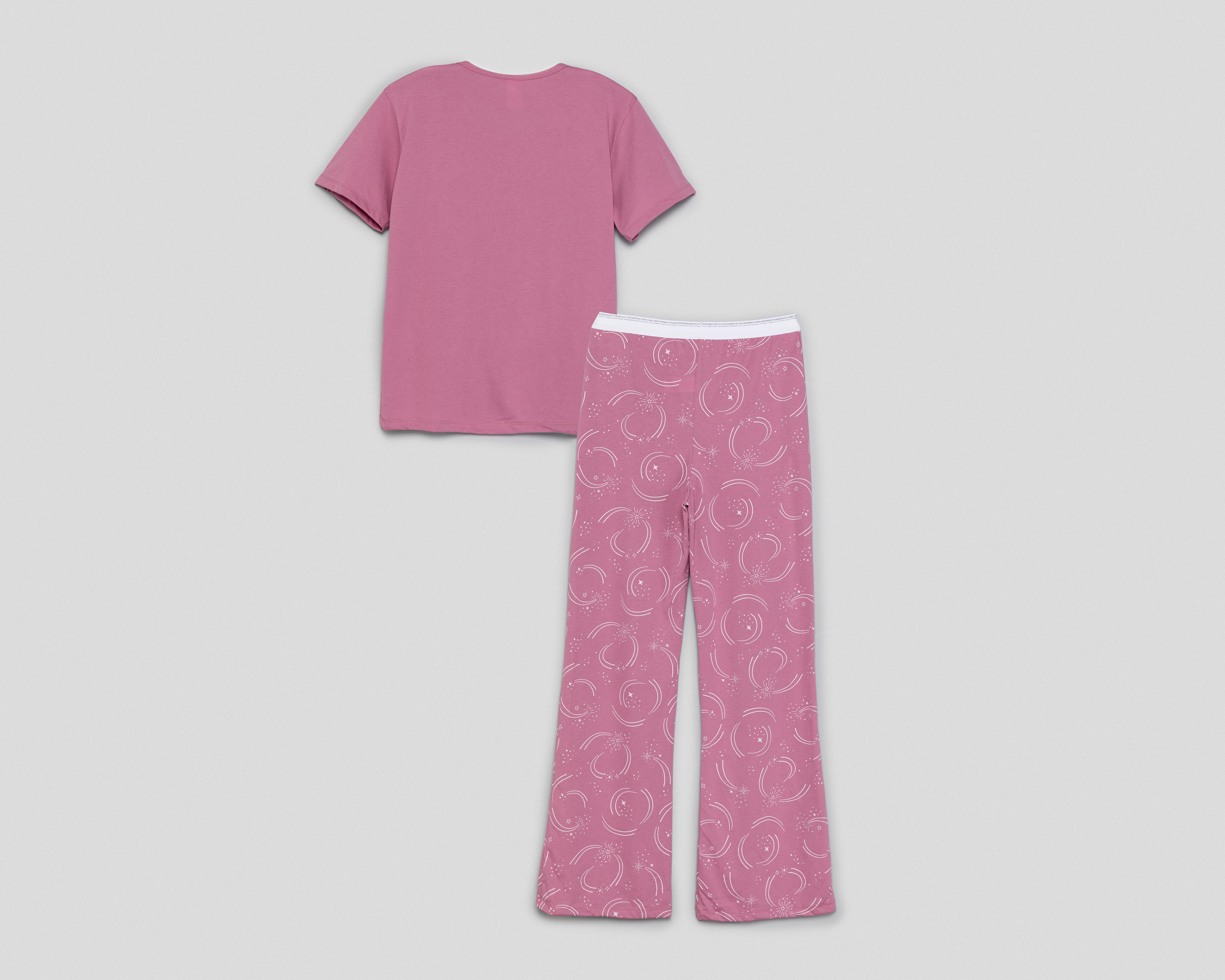 Foto 2 | Pijama Tops & Bottoms para Mujer 2 Piezas