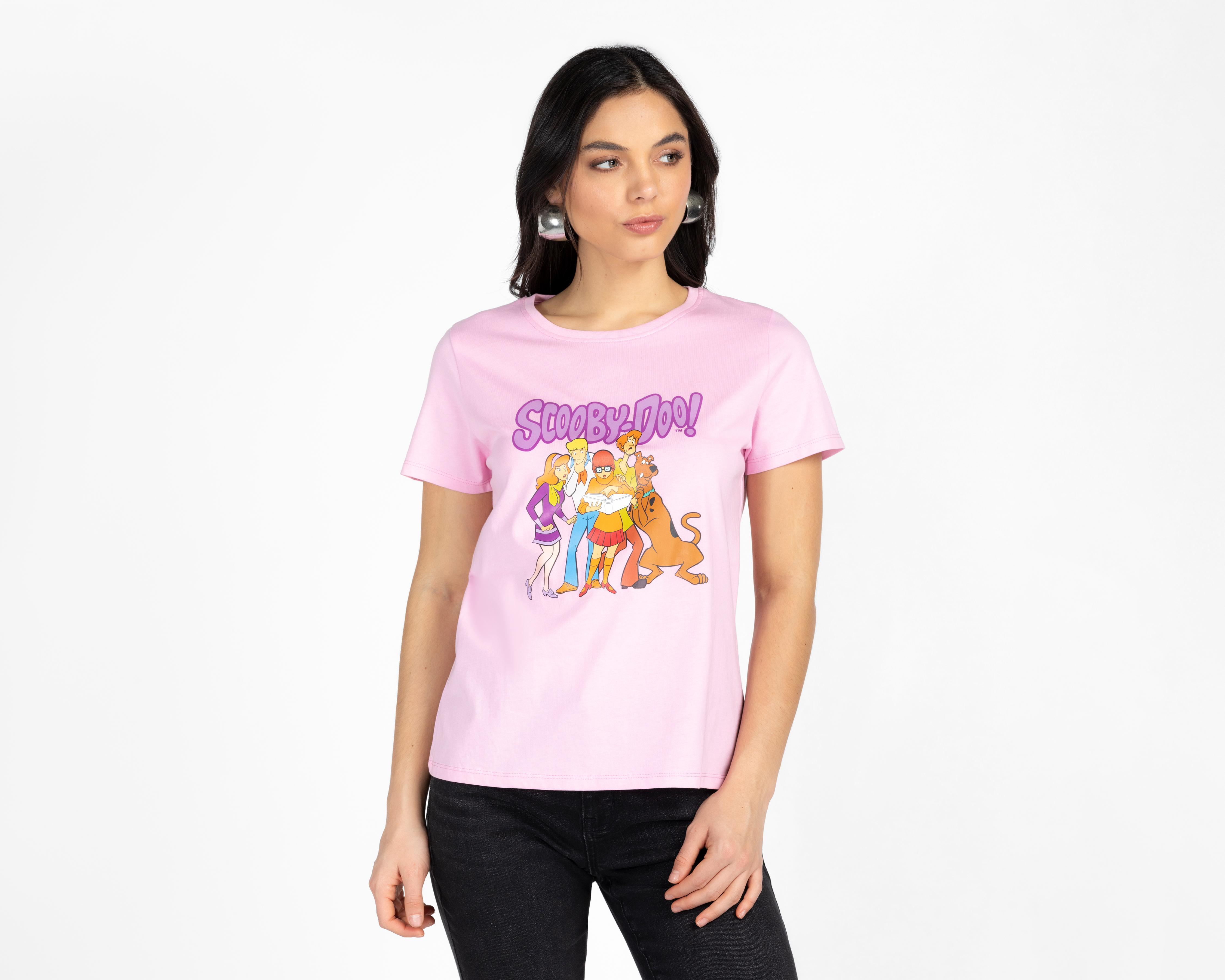 Playera Scooby Doo Manga Corta para Mujer