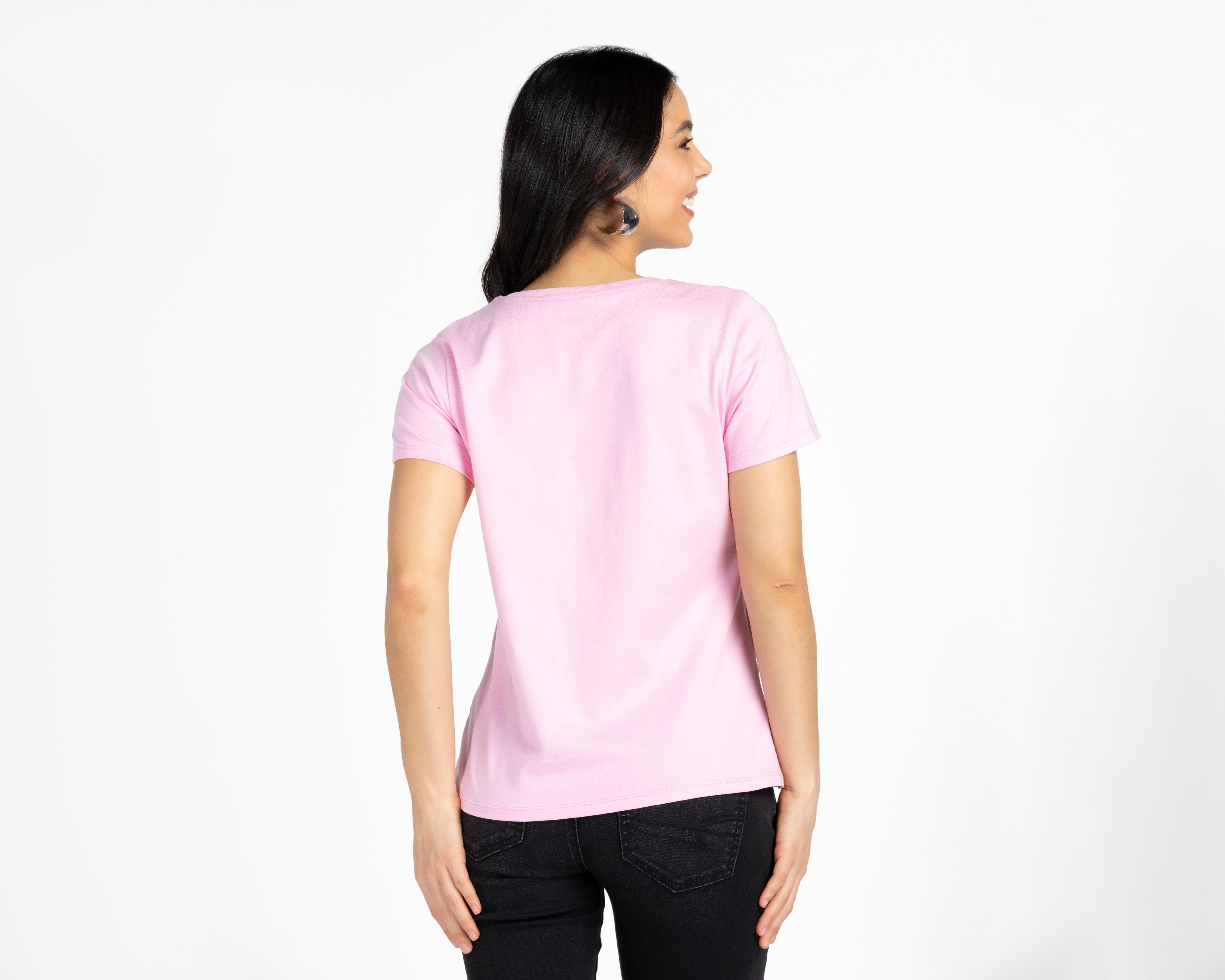 Foto 3 pulgar | Playera Scooby Doo Manga Corta para Mujer