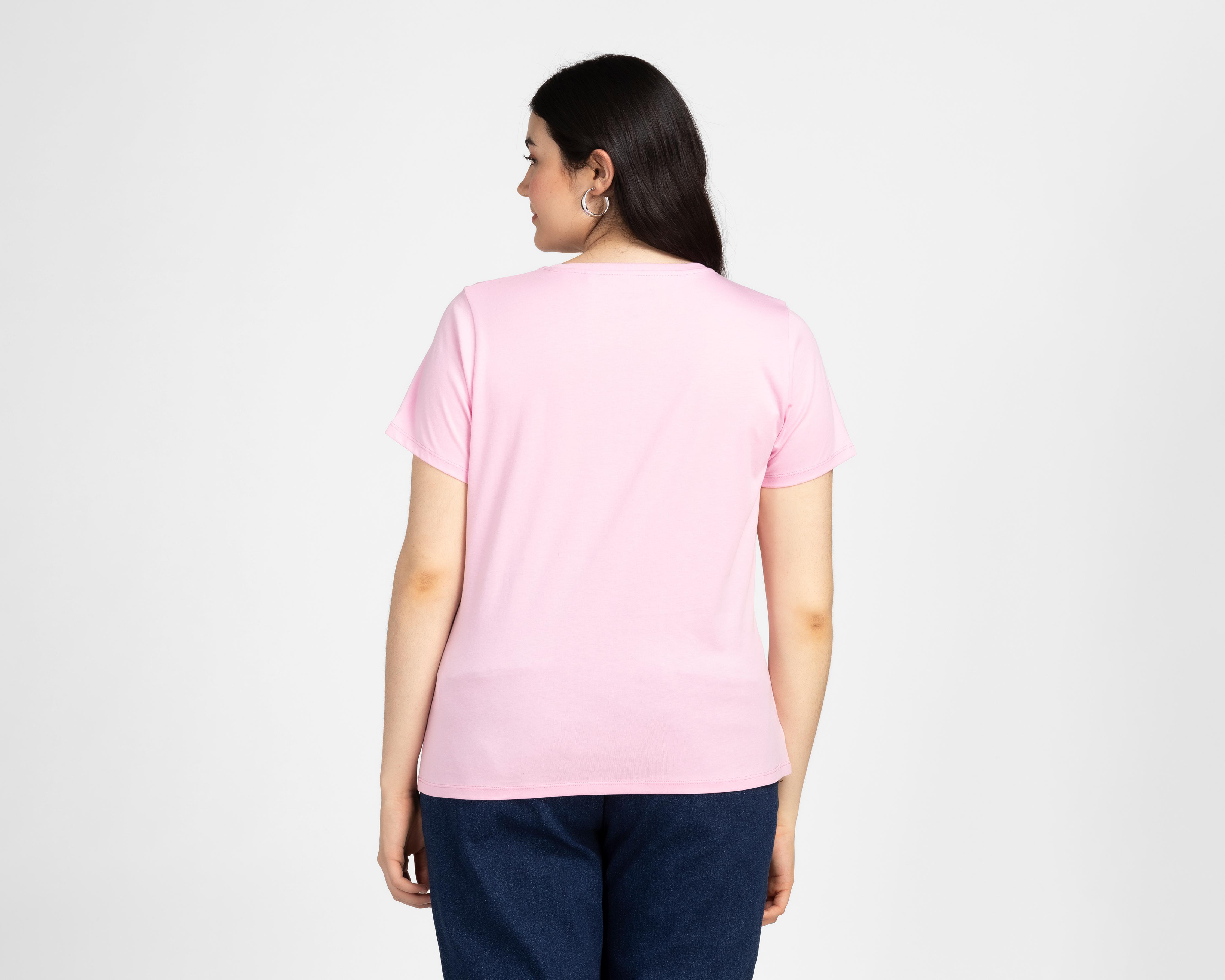 Foto 5 pulgar | Playera Scooby Doo Manga Corta para Mujer