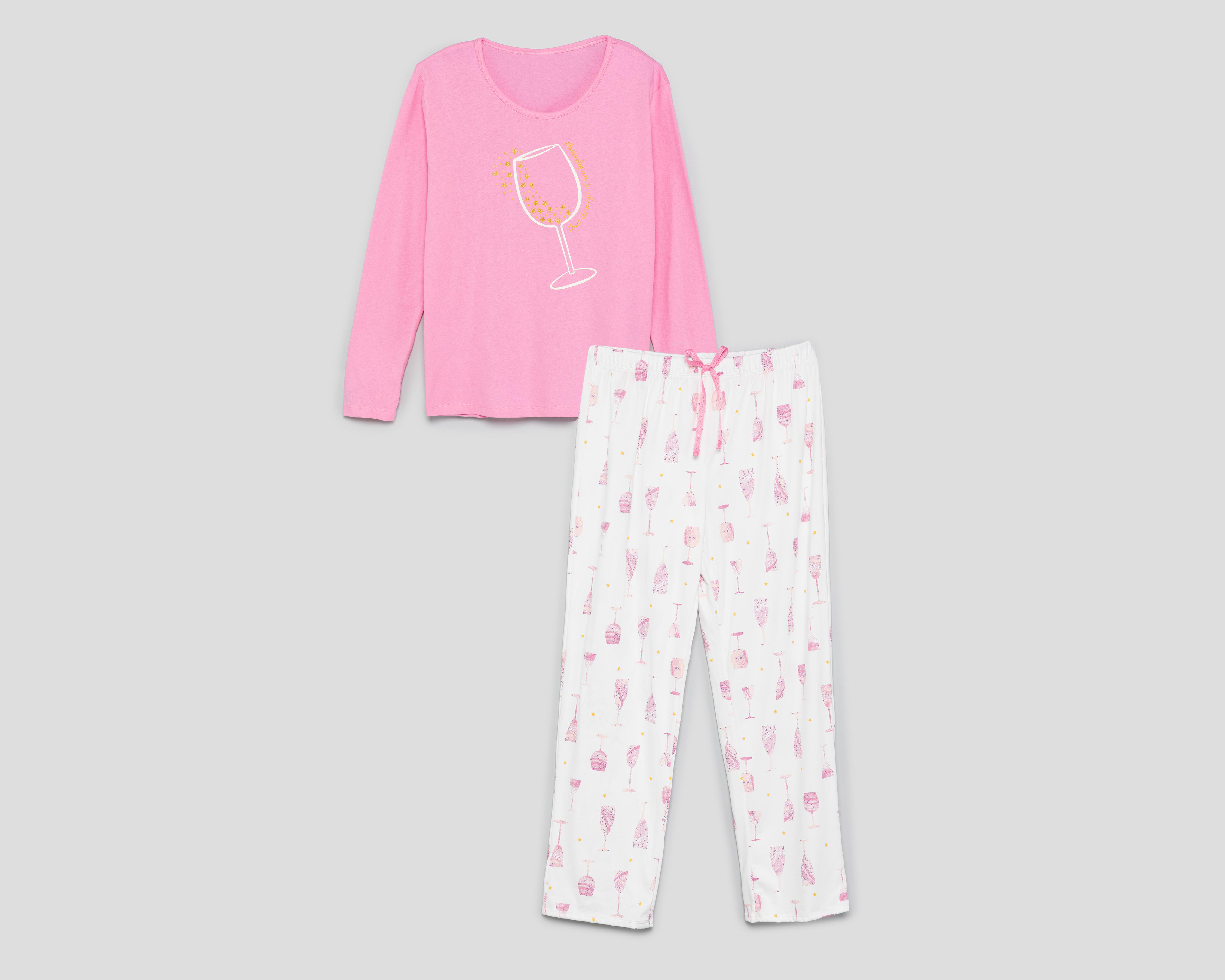 Pijama Tops & Bottoms de Algodón para Mujer