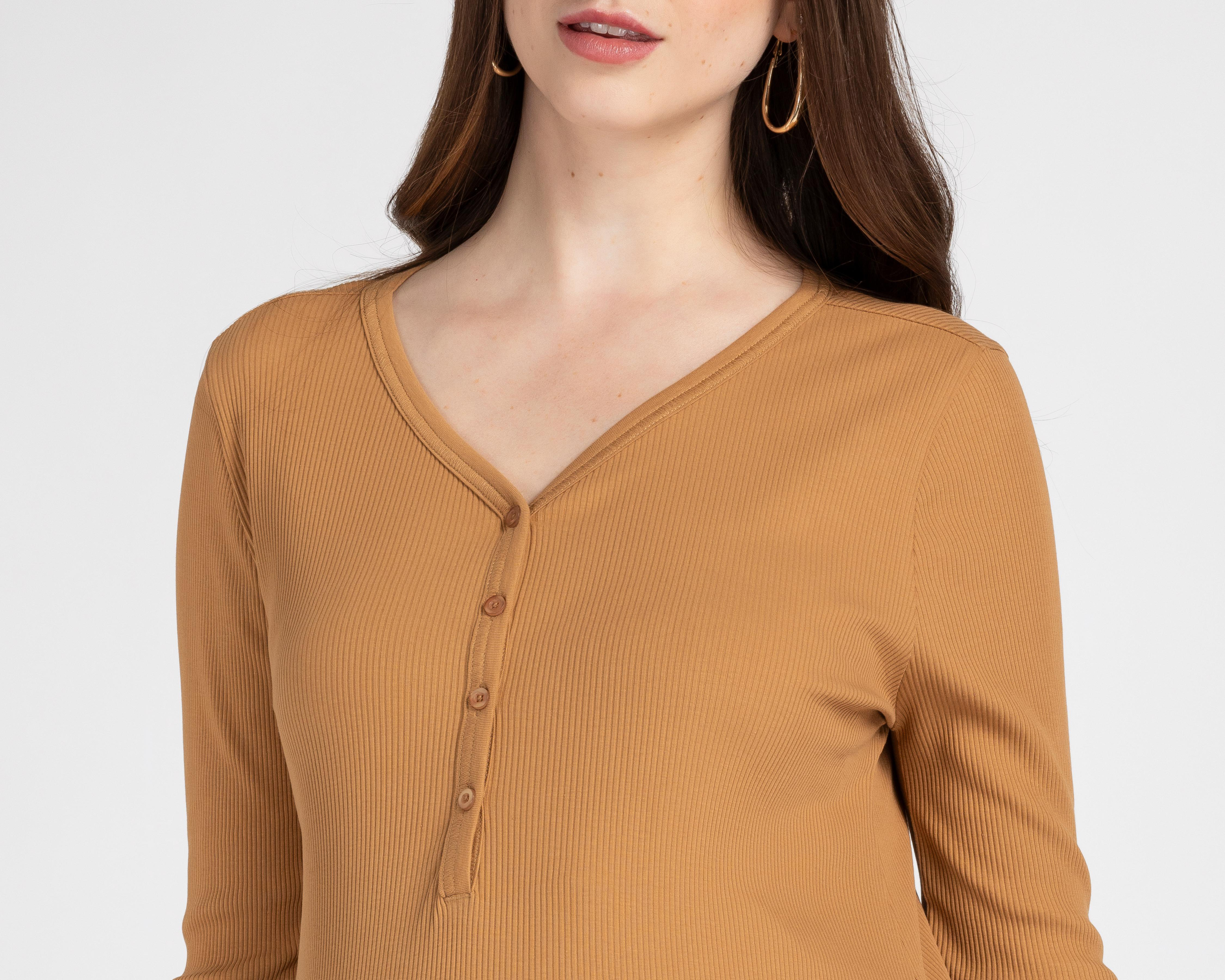 Foto 5 pulgar | Blusa de Maternidad Mamá Bella Manga Larga