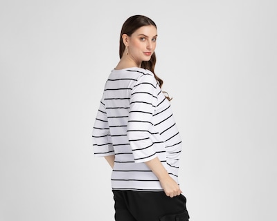 Foto 3 | Blusa de Maternidad Mamá Bella a Rayas