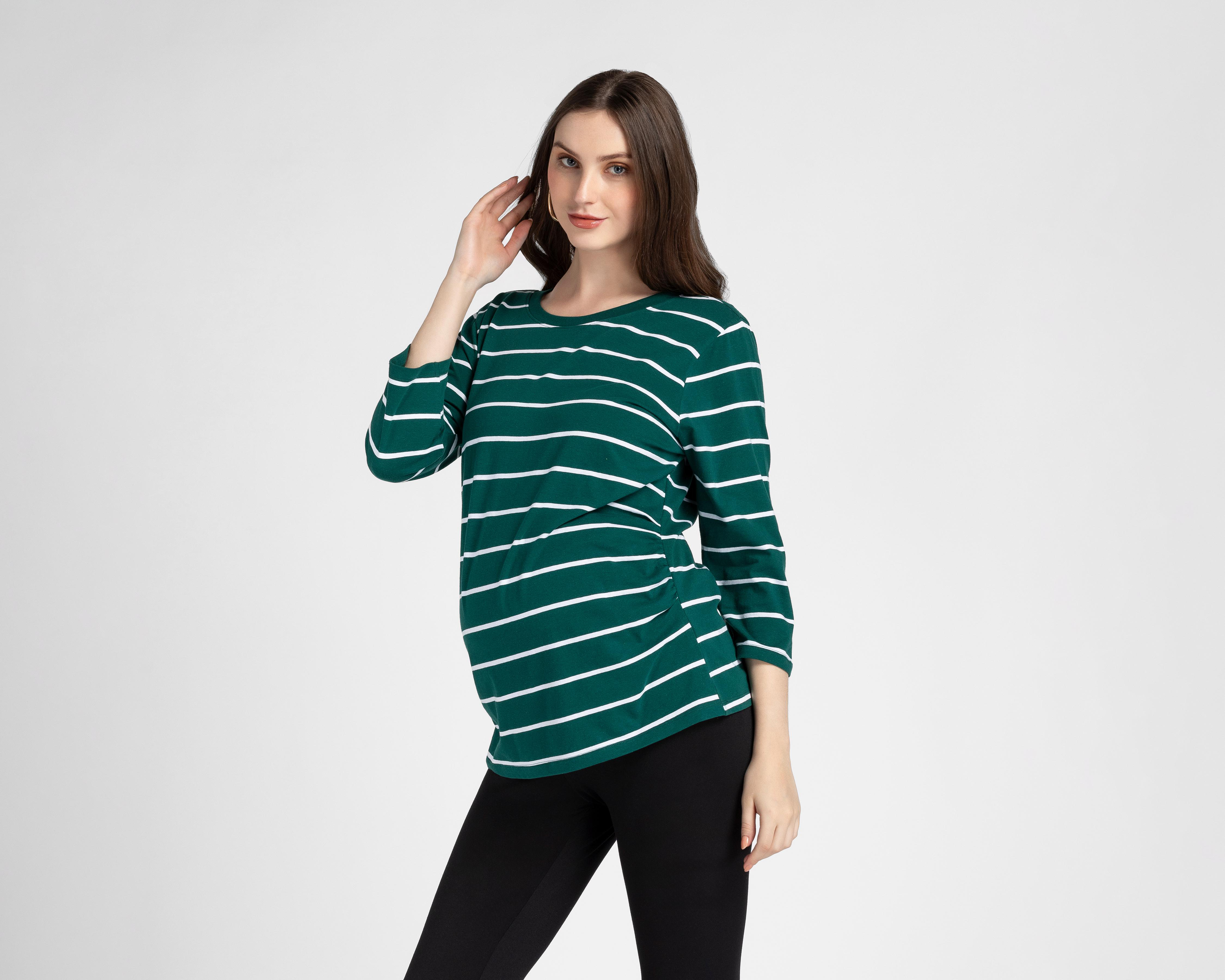 Foto 1 | Playera de Maternidad Mamá Bella Manga 3/4