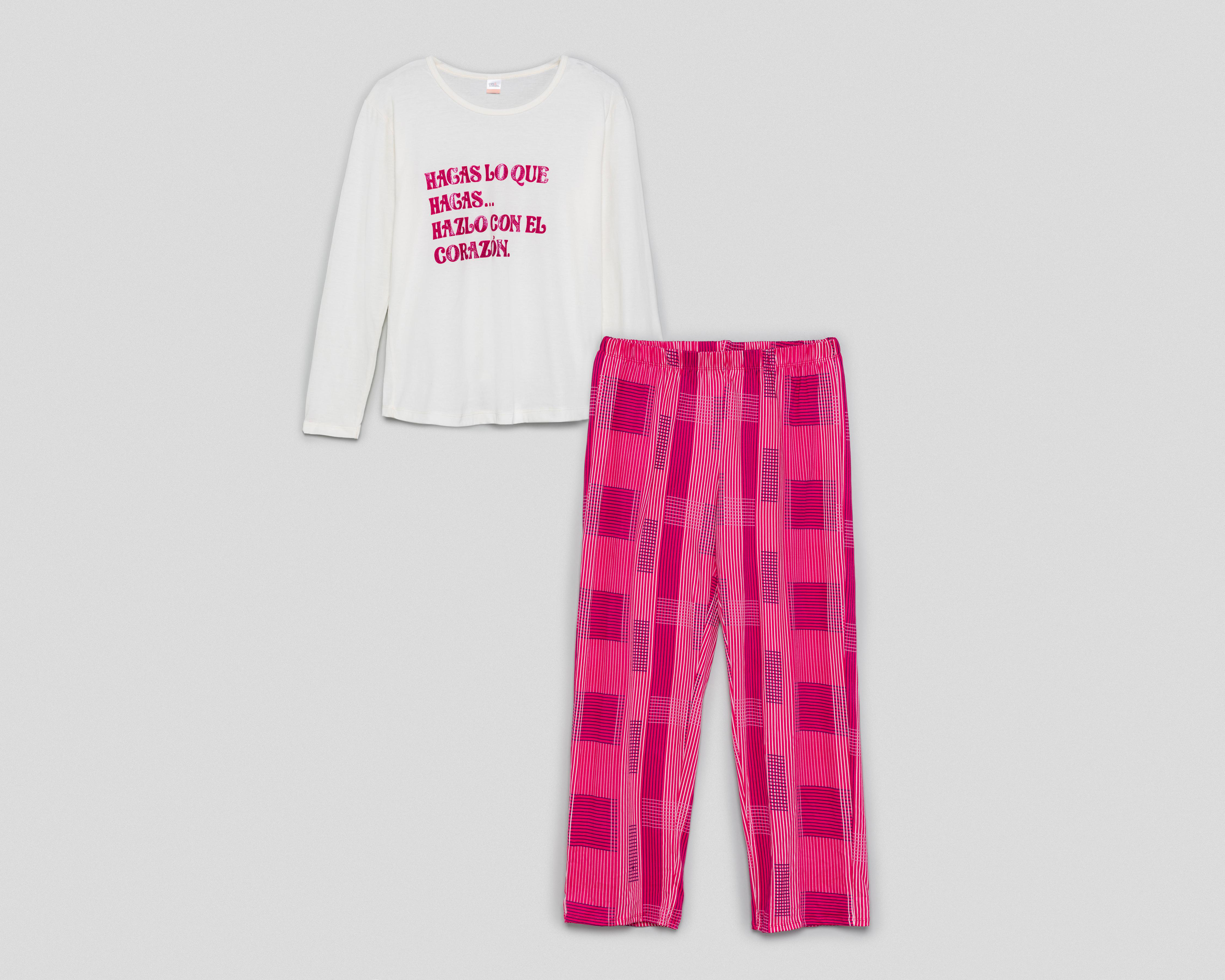 Foto 1 | Pijama Tops & Bottoms para Mujer 2 Piezas