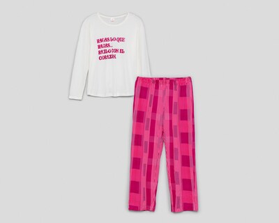 Foto 1 | Pijama Tops & Bottoms para Mujer 2 Piezas