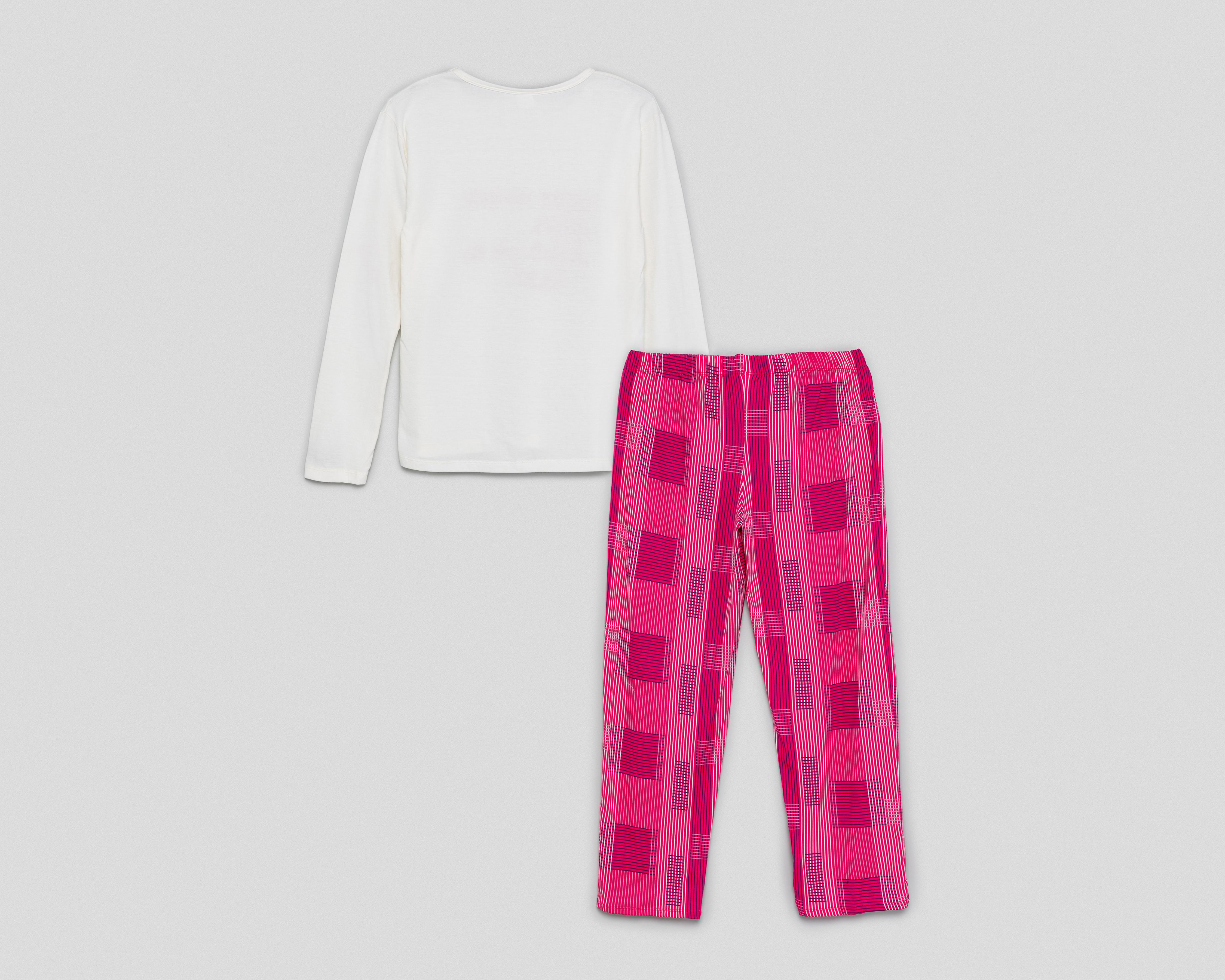 Foto 3 pulgar | Pijama Tops & Bottoms para Mujer 2 Piezas