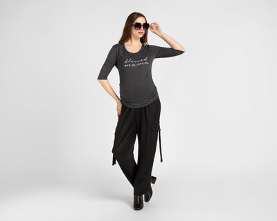 Foto 2 | Blusa de Maternidad Mamá Bella Cuello Redondo