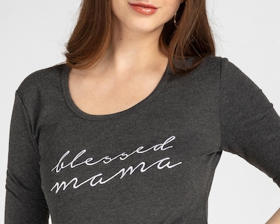 Foto 4 | Blusa de Maternidad Mamá Bella Cuello Redondo