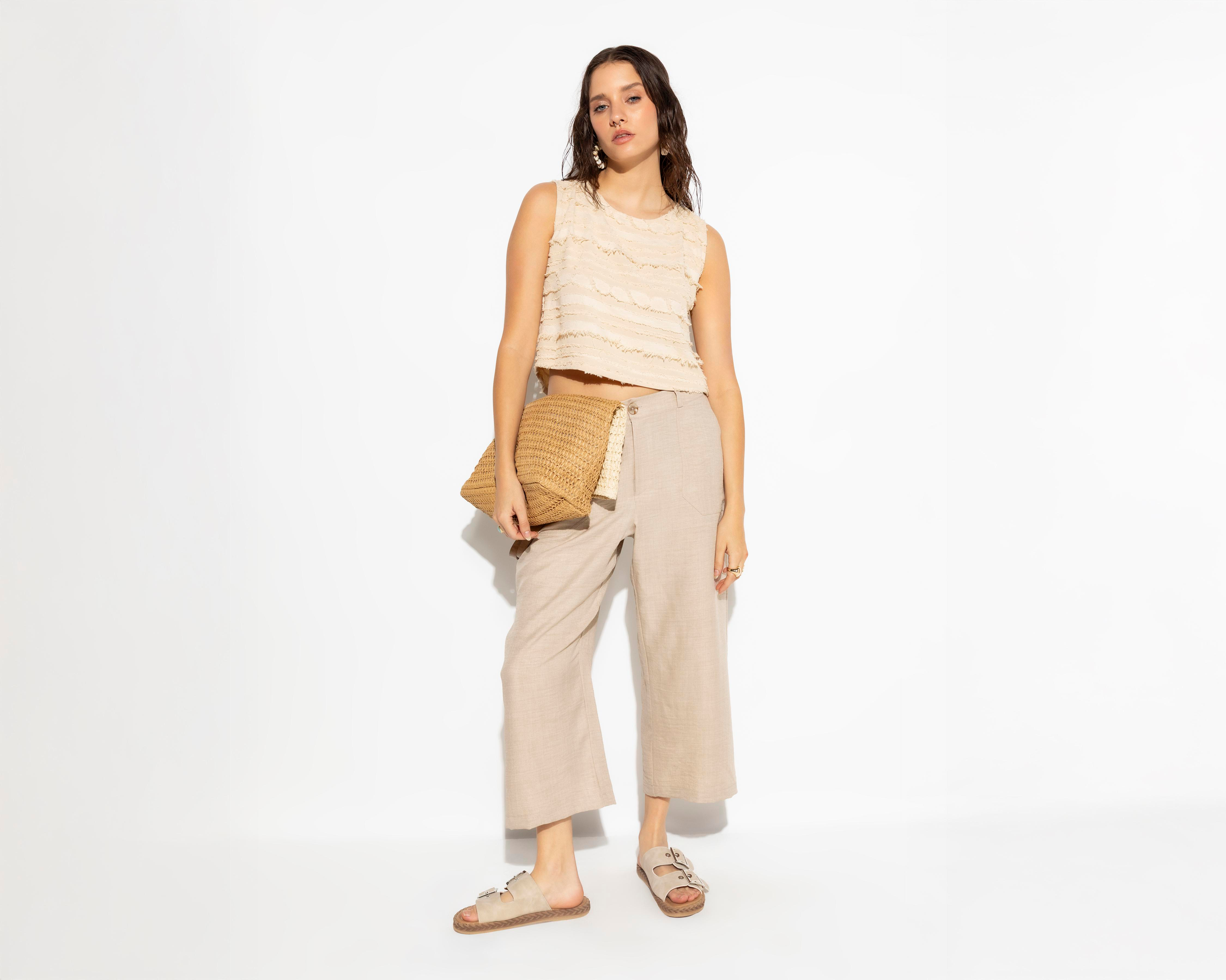 Blusa sin Mangas Strona para Mujer