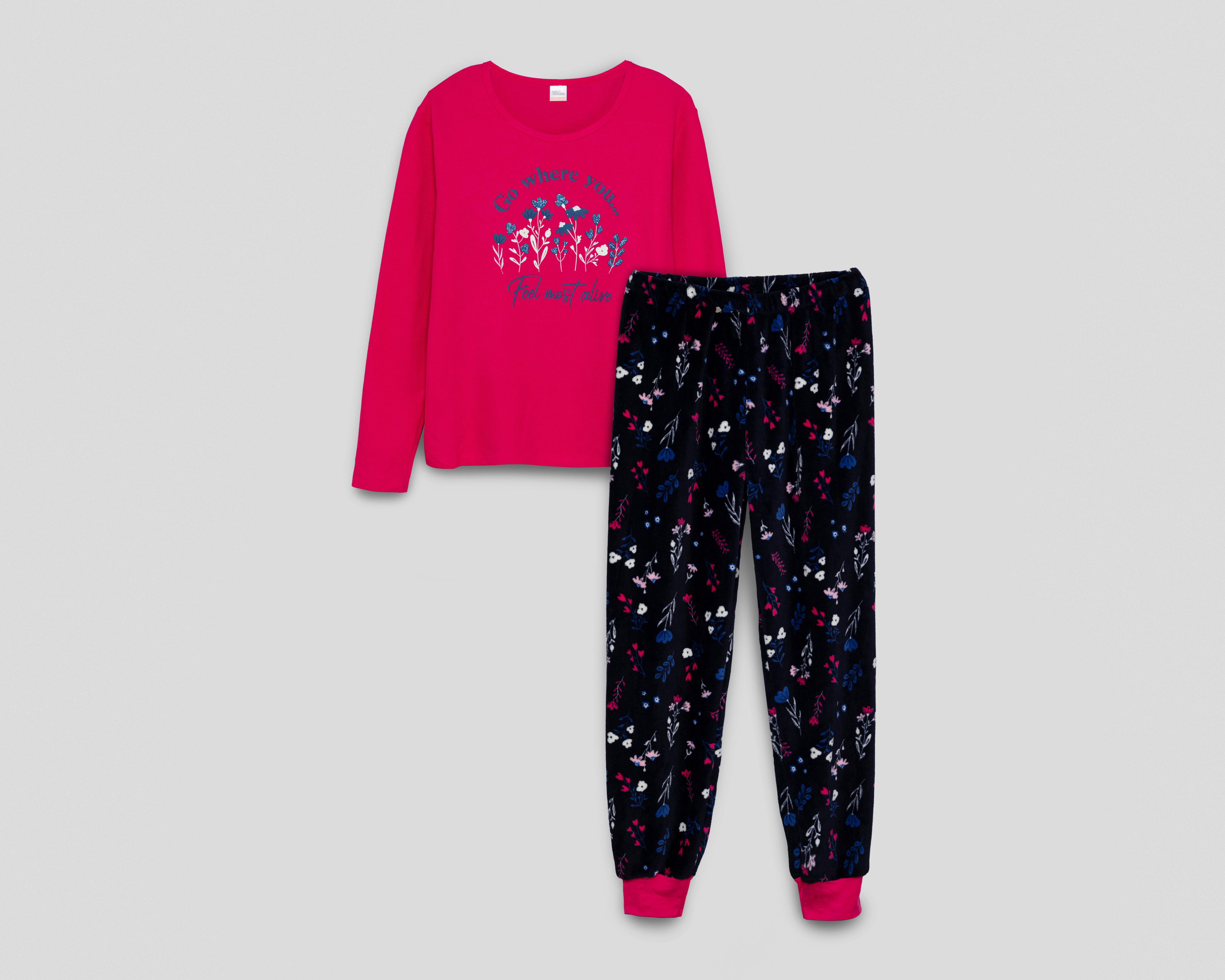 Foto 2 pulgar | Pijama Tops & Bottoms para Mujer 2 Piezas