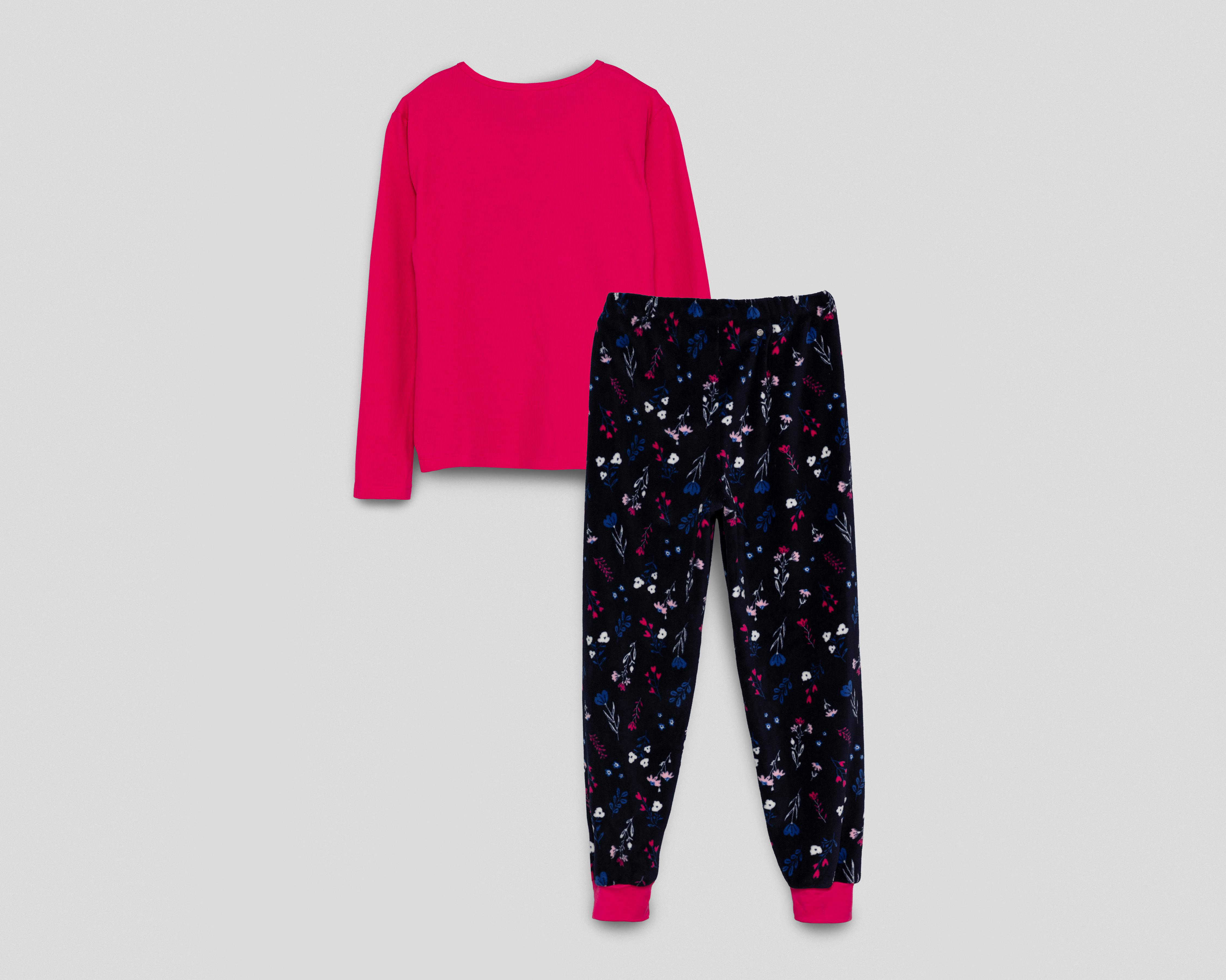 Foto 3 pulgar | Pijama Tops & Bottoms para Mujer 2 Piezas