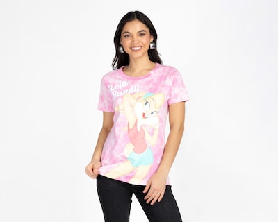 Foto 1 | Playera Looney Tunes Tie-Dye para Mujer