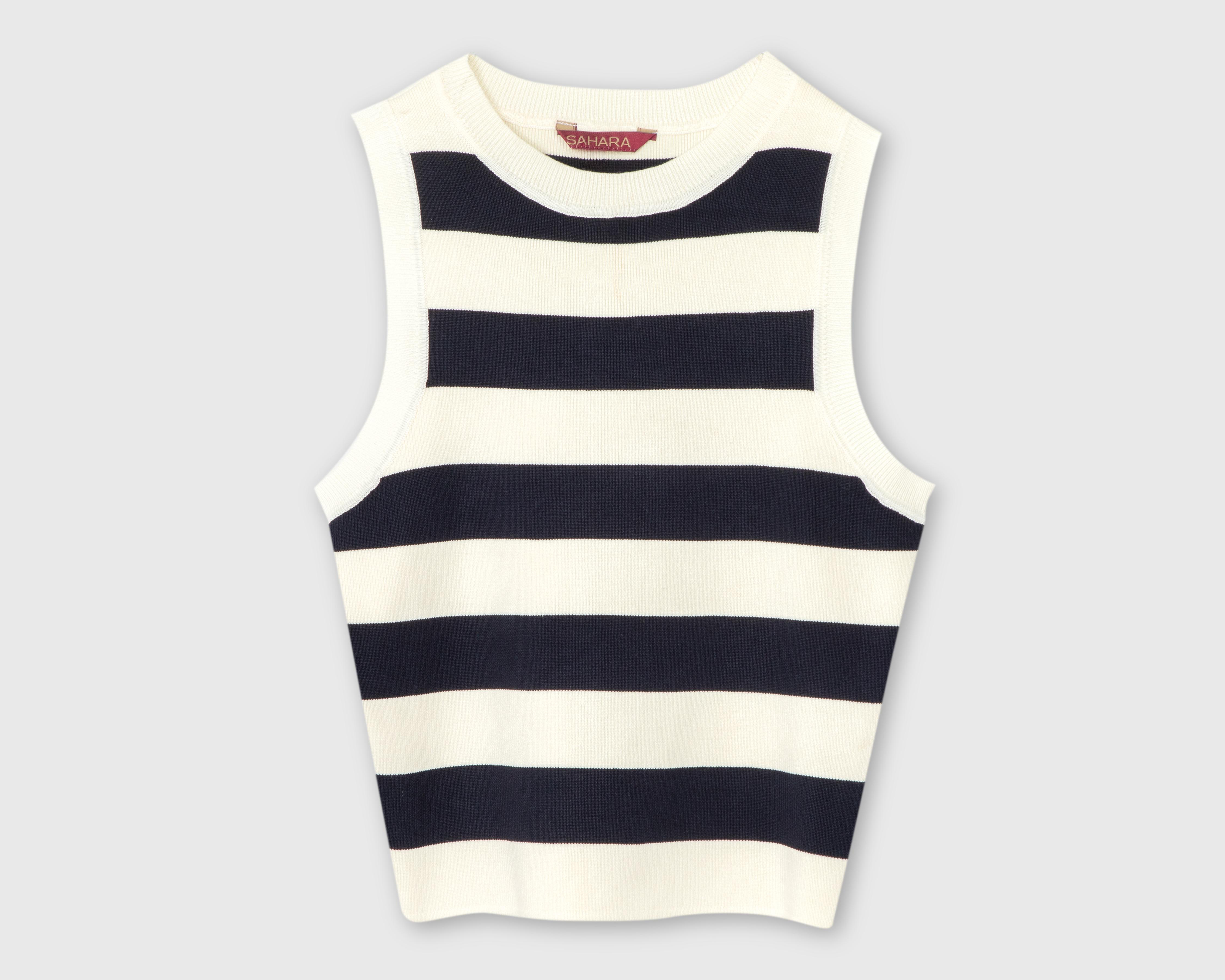Foto 1 | Blusa Sahara a Rayas para Mujer