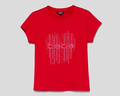 Foto 1 | Playera Bebe con Pedrería para Mujer
