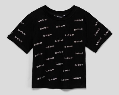 Foto 1 | Playera Cuello Redondo Negra Bebe para Mujer
