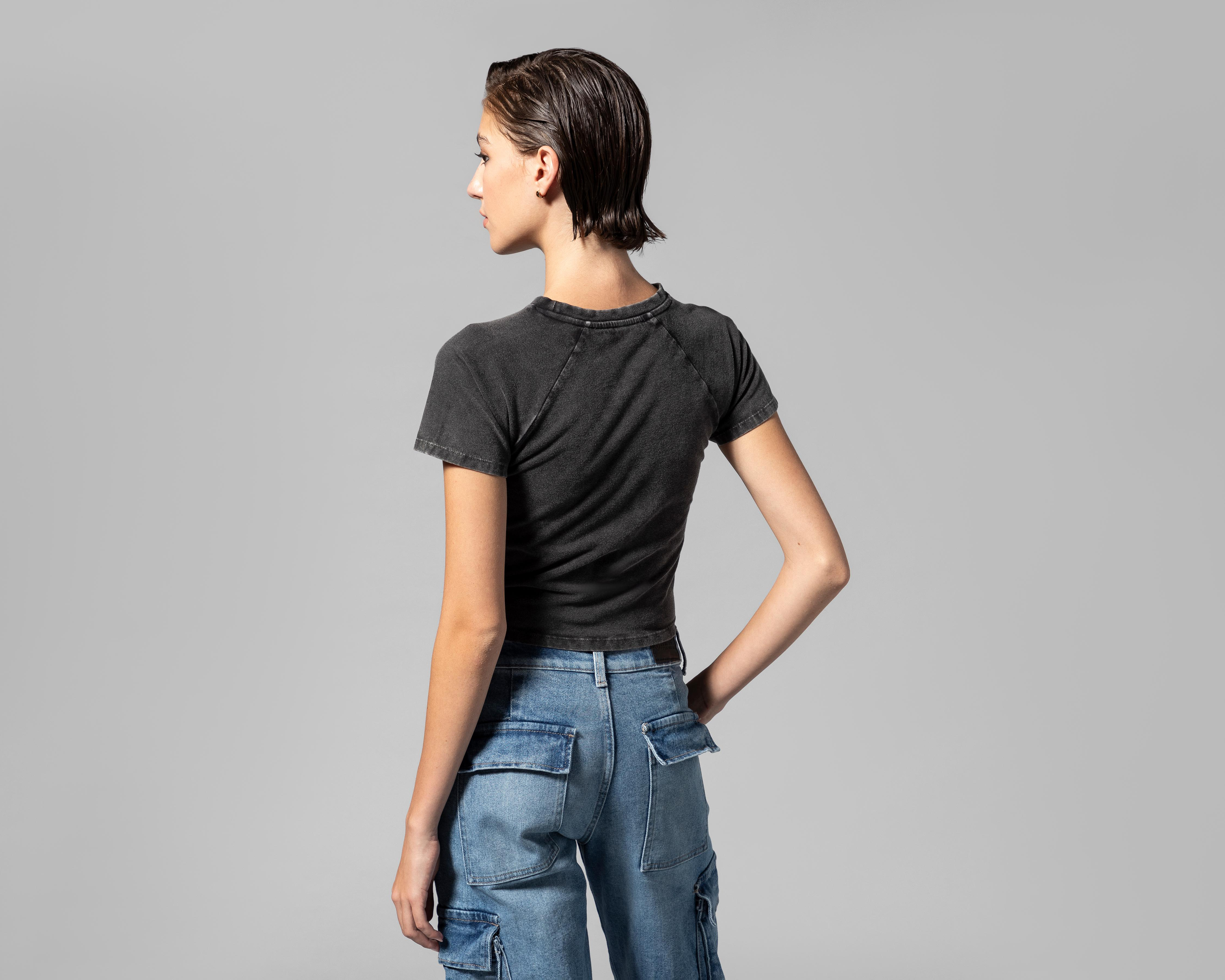 Foto 4 pulgar | Playera Thinner Cuello Redondo para Mujer