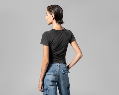 Foto 3 | Playera Thinner Cuello Redondo para Mujer