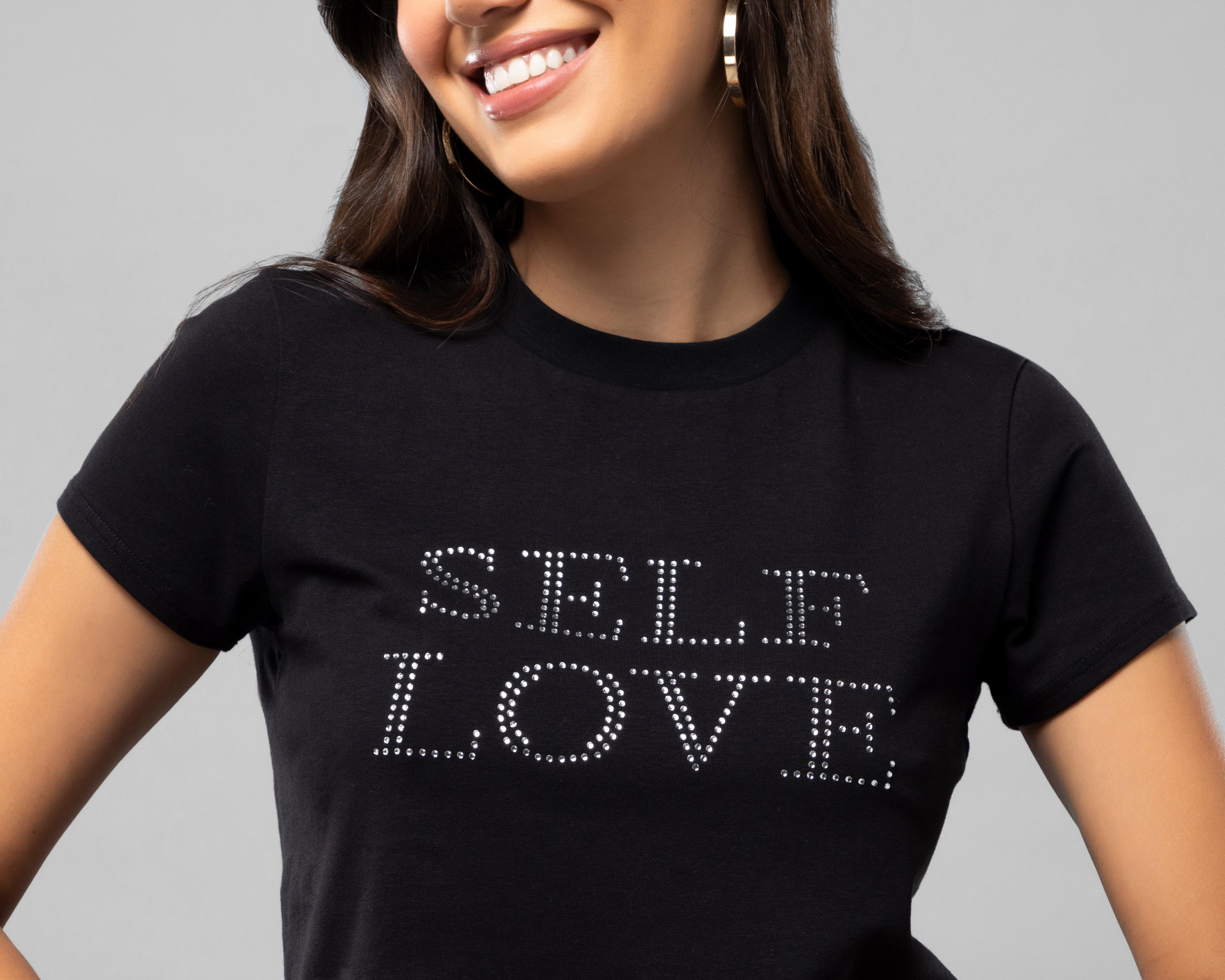 Foto 5 pulgar | Playera Jennifer Lopez Manga Corta para Mujer