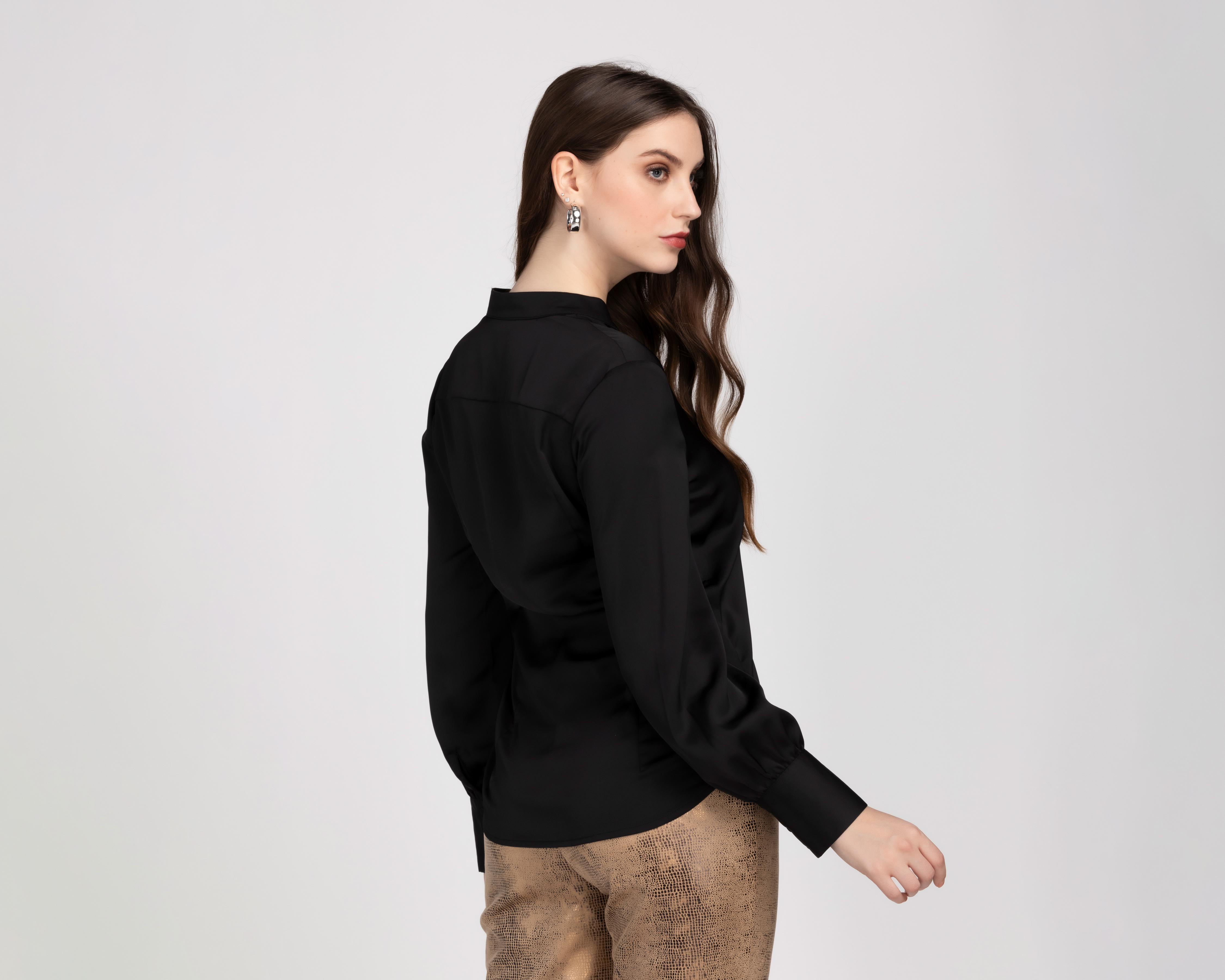 Foto 3 | Blusa Sahara Satinada para Mujer