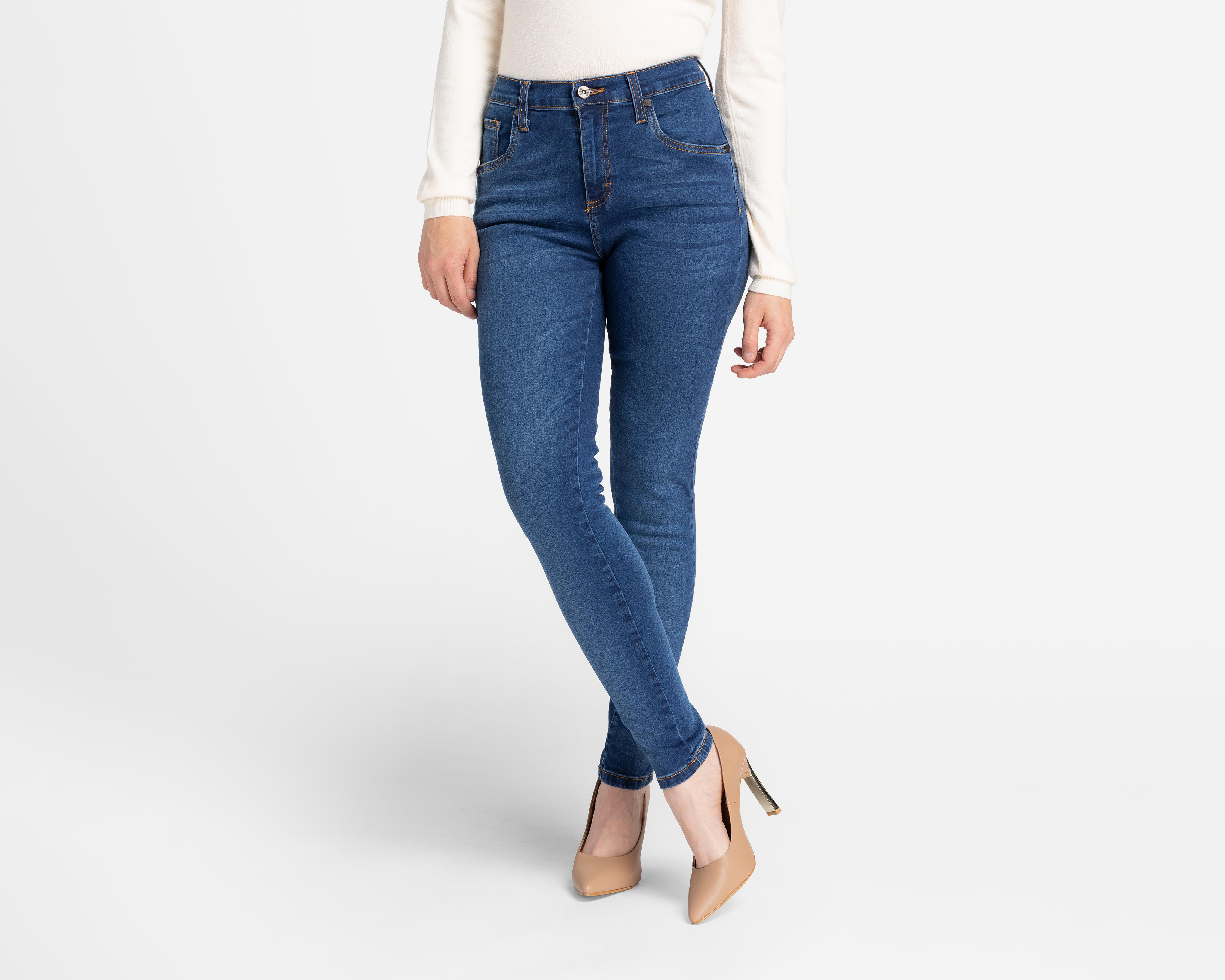 Jeans Lee Skinny Deslavados