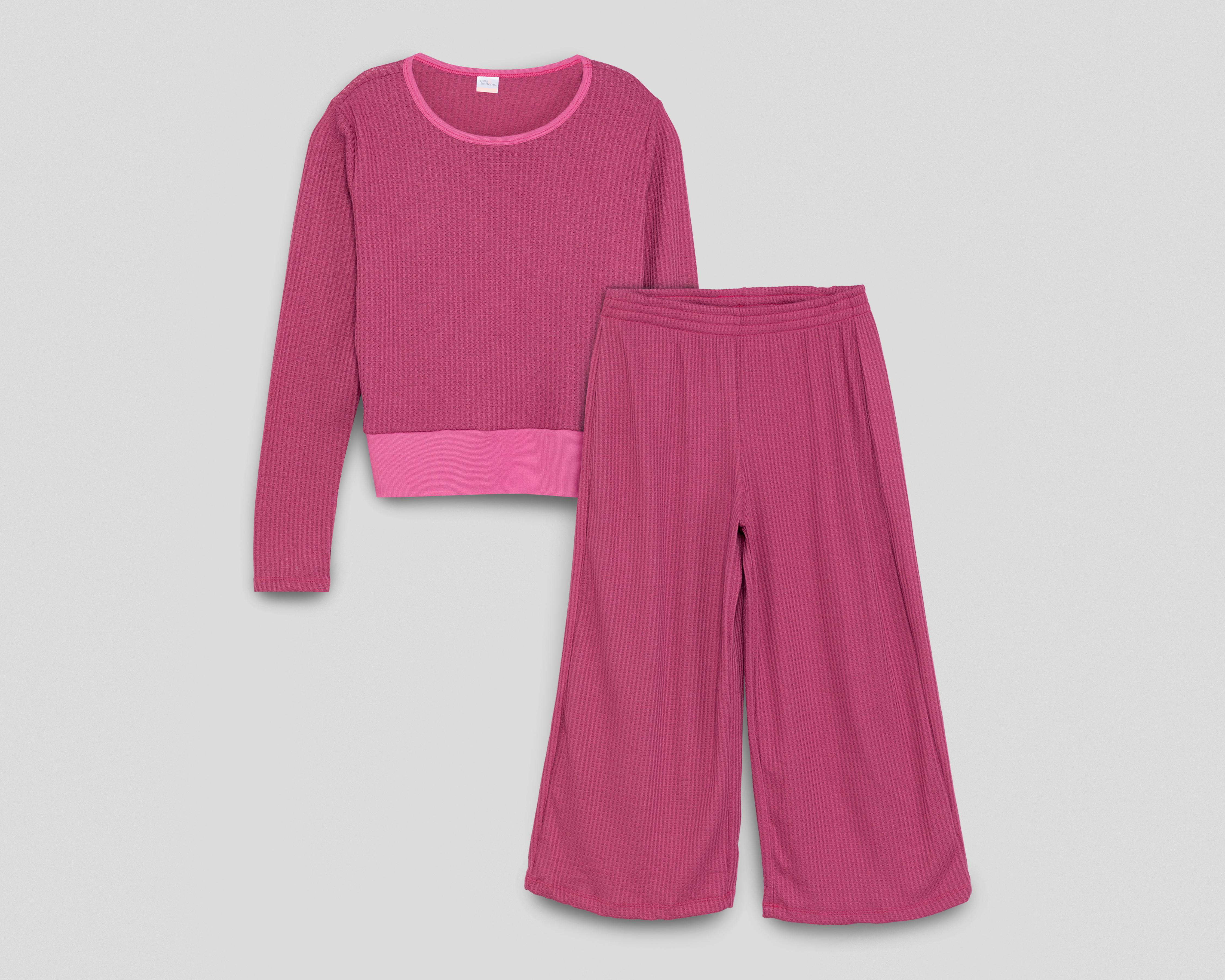 Foto 2 pulgar | Pijama Tops & Bottoms para Mujer 2 Piezas